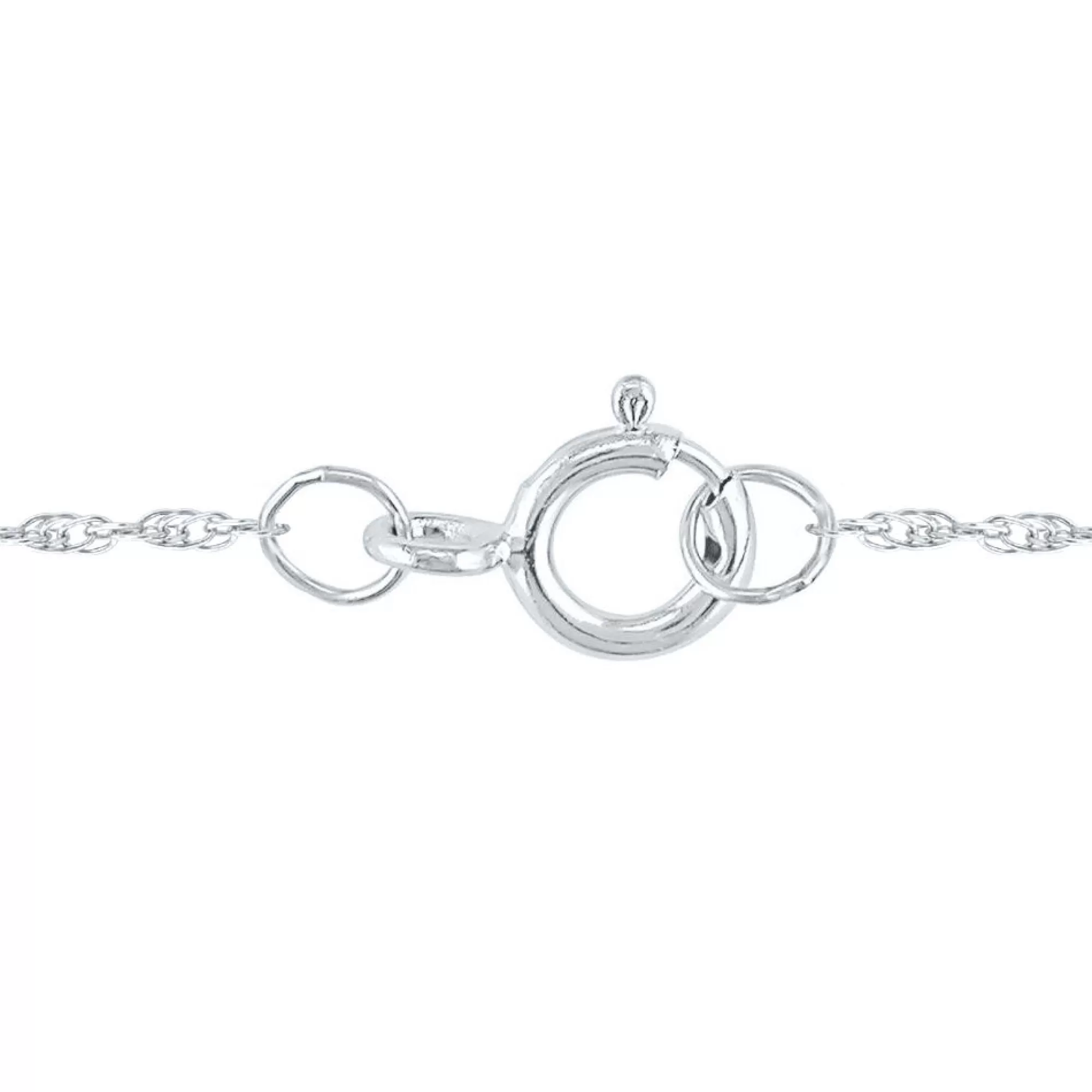 Necklaces & Pendants^Mirabela® Diamond Cluster Pendant With Reverse "V" Frame In 10K White Gold (1/7 Ct. Tw.)