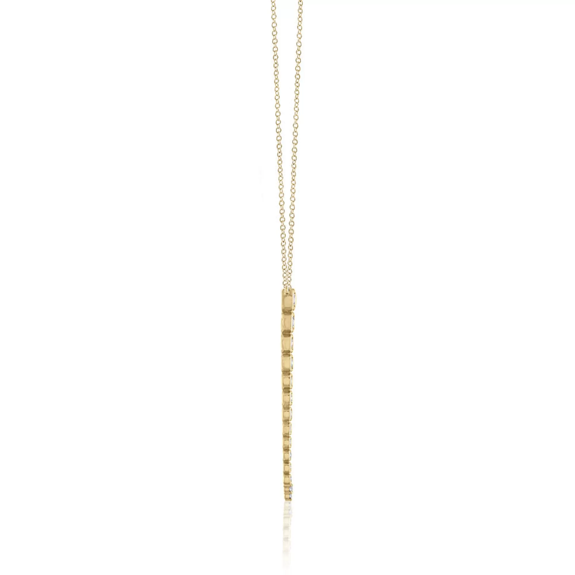 Necklaces & Pendants^* Diamond Drop Pendant In 10K Yellow Gold (1/2 Ct. Tw.)