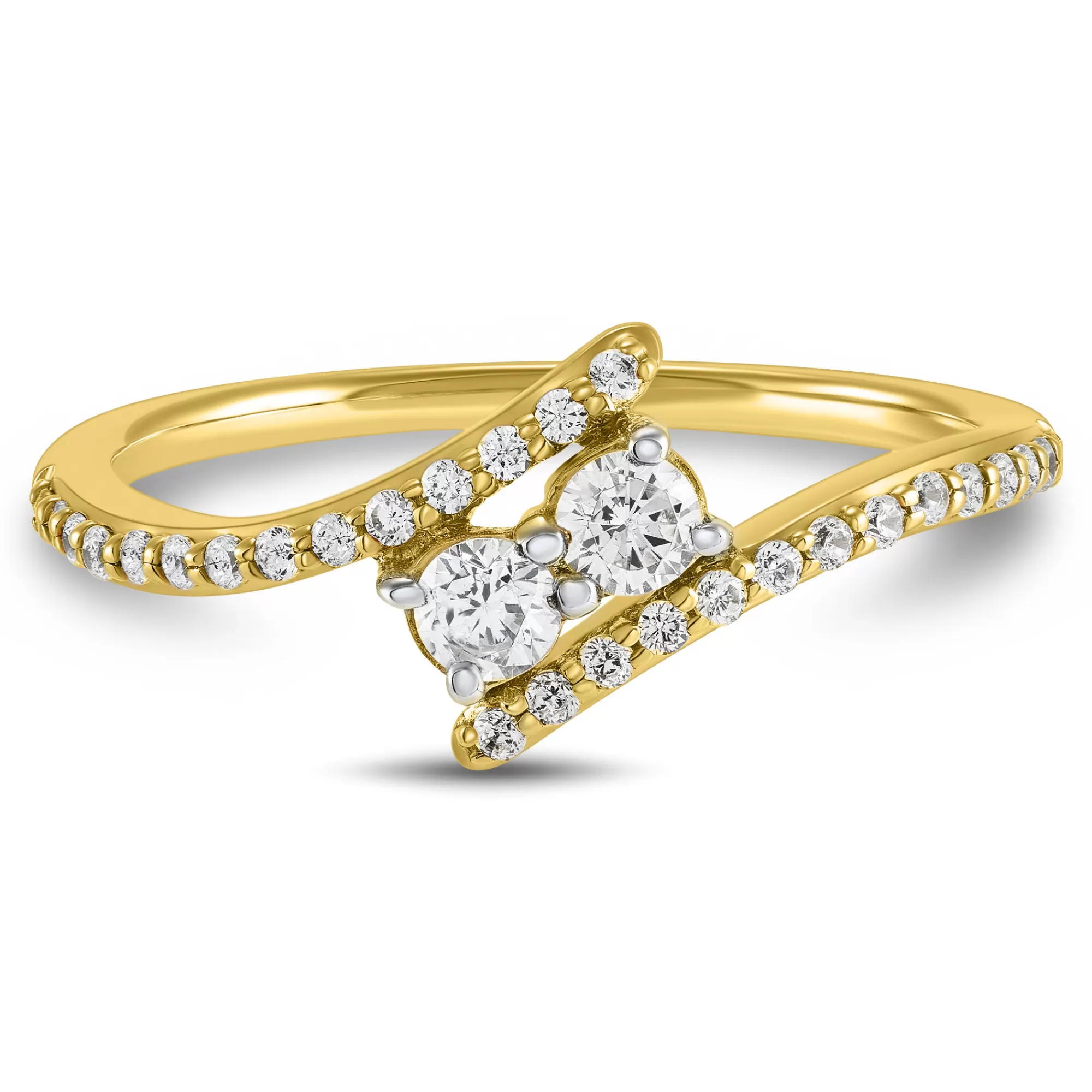 Rings^* Diamond Fashion Ring In 10K Yellow Gold (1/2 Ct. Tw.)