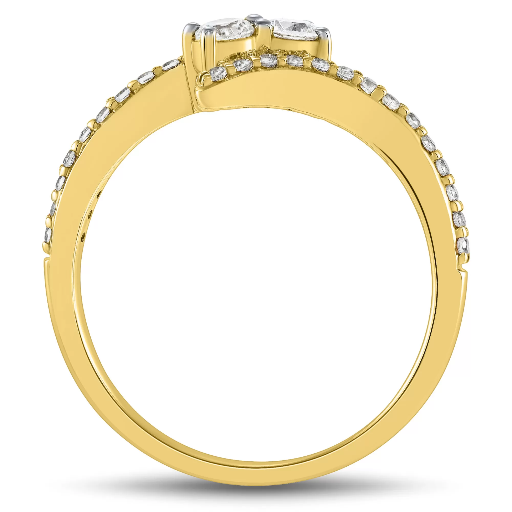 Rings^* Diamond Fashion Ring In 10K Yellow Gold (1/2 Ct. Tw.)