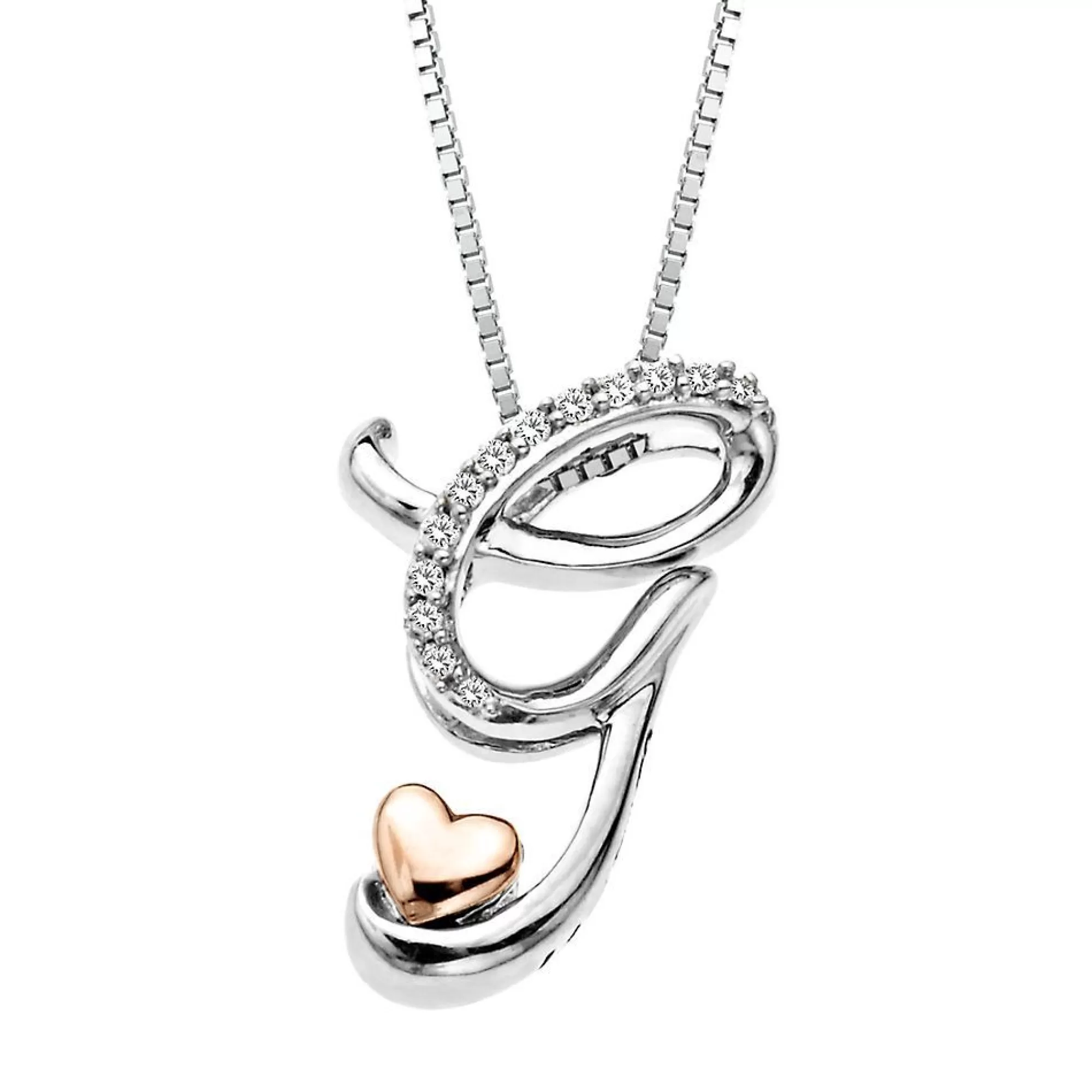 Necklaces & Pendants^I Am Loved Diamond G Initial Necklace