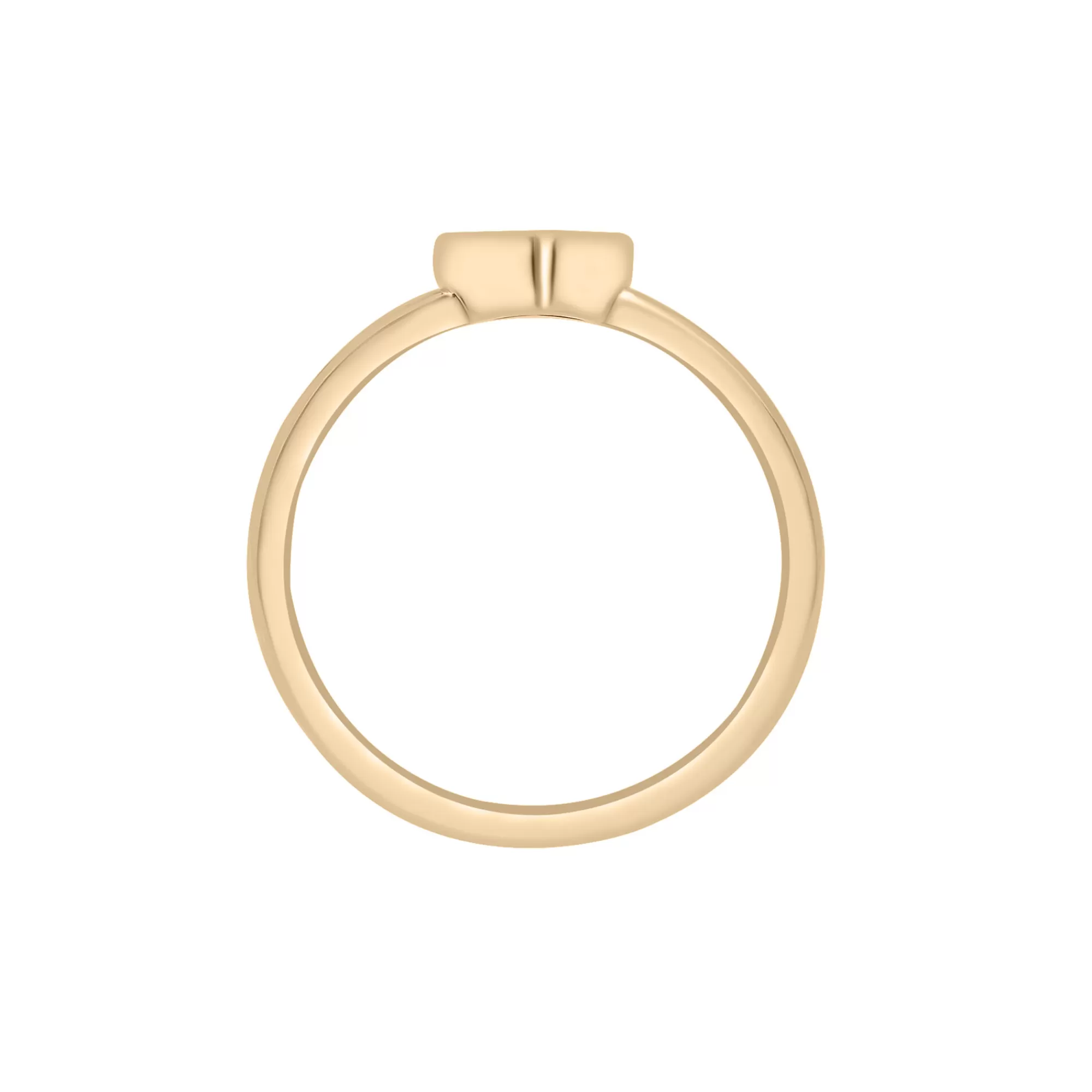 Rings^Laure by Aurate Diamond Heart Ring In 14K Yellow Gold (1/10 Ct. Tw.)