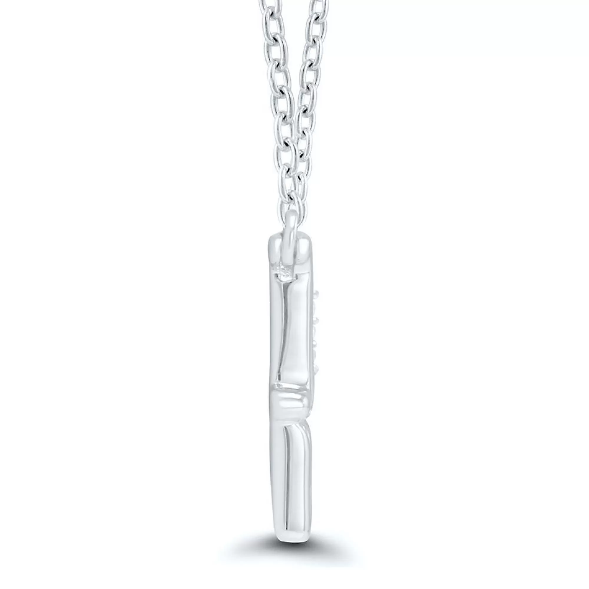 Necklaces & Pendants^* Diamond I U More Necklace In Sterling Silver