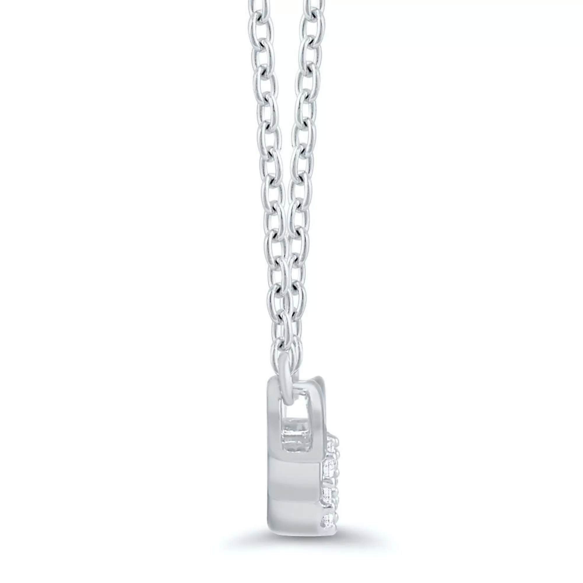 Necklaces & Pendants^* Diamond Infinity Necklace In Sterling Silver