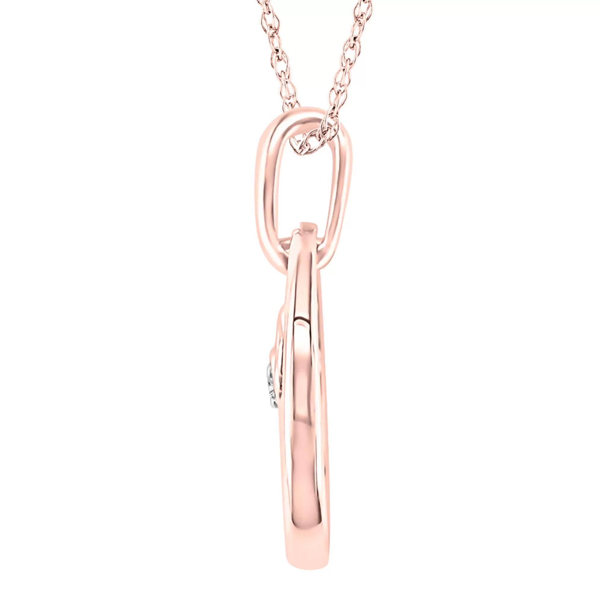 Necklaces & Pendants^* Diamond "Mom" Pendant In 10K Rose Gold