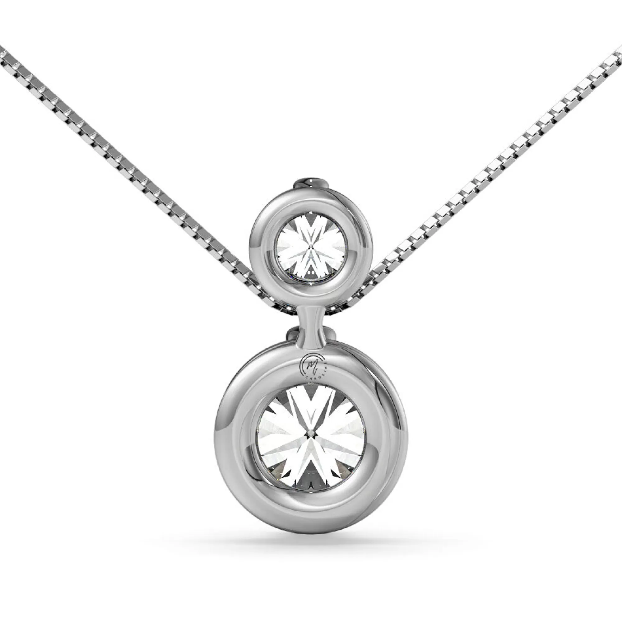 Necklaces & Pendants^Sirena® Diamond Slider Pendant In 14K White Gold (1/4 Ct. Tw.)