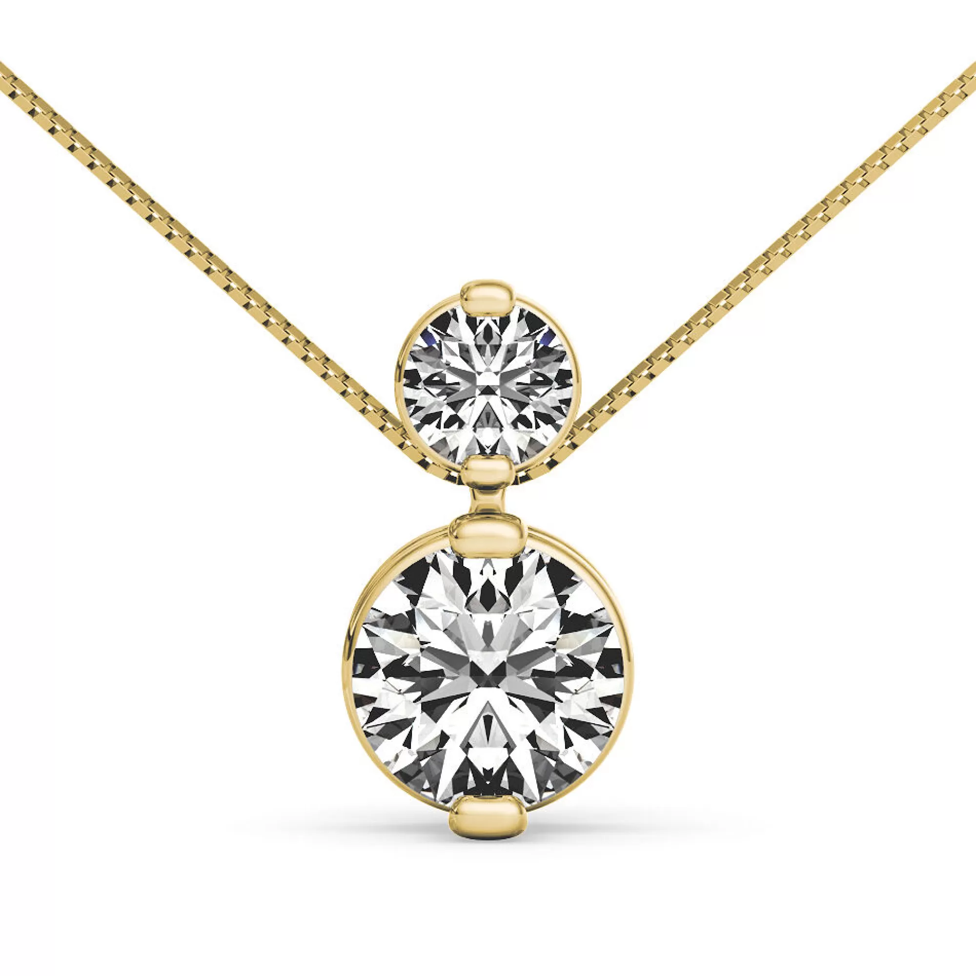 Necklaces & Pendants^Sirena® Diamond Slider Pendant In 14K Yellow Gold (1/4 Ct. Tw.)