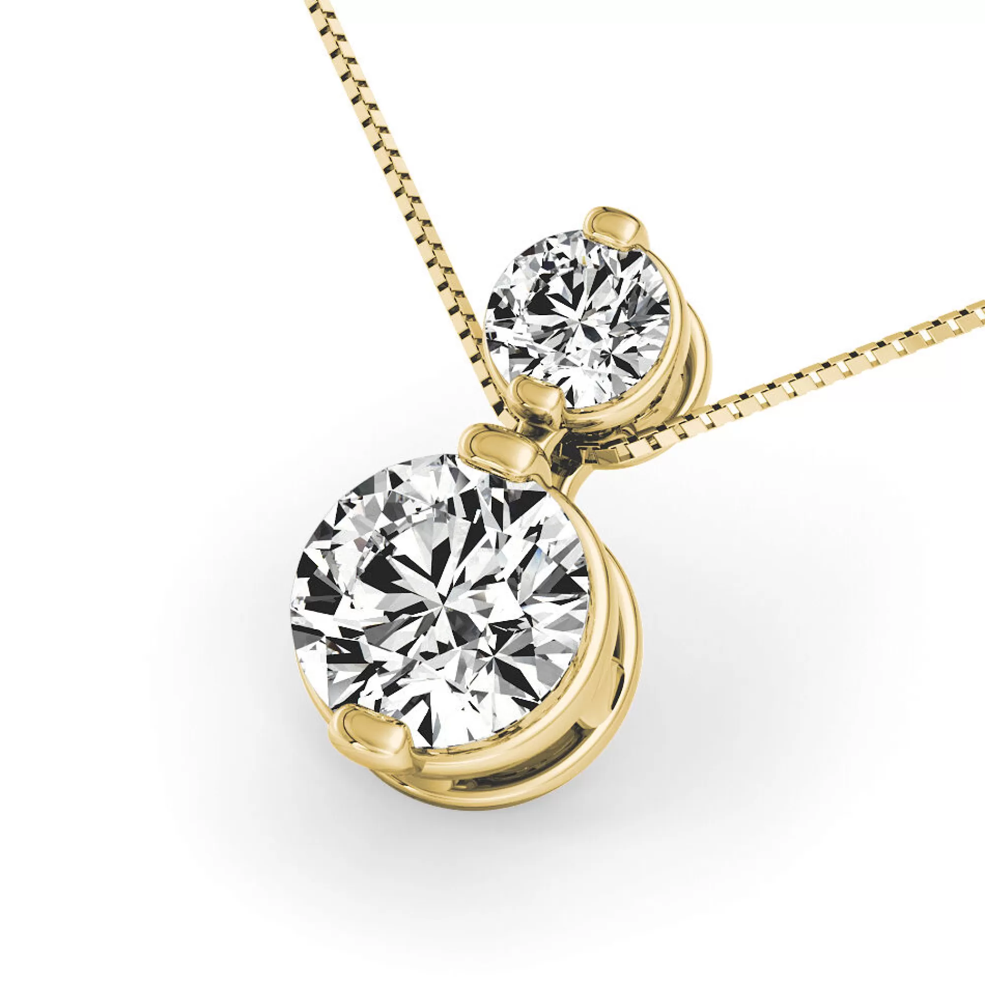 Necklaces & Pendants^Sirena® Diamond Slider Pendant In 14K Yellow Gold (1/4 Ct. Tw.)