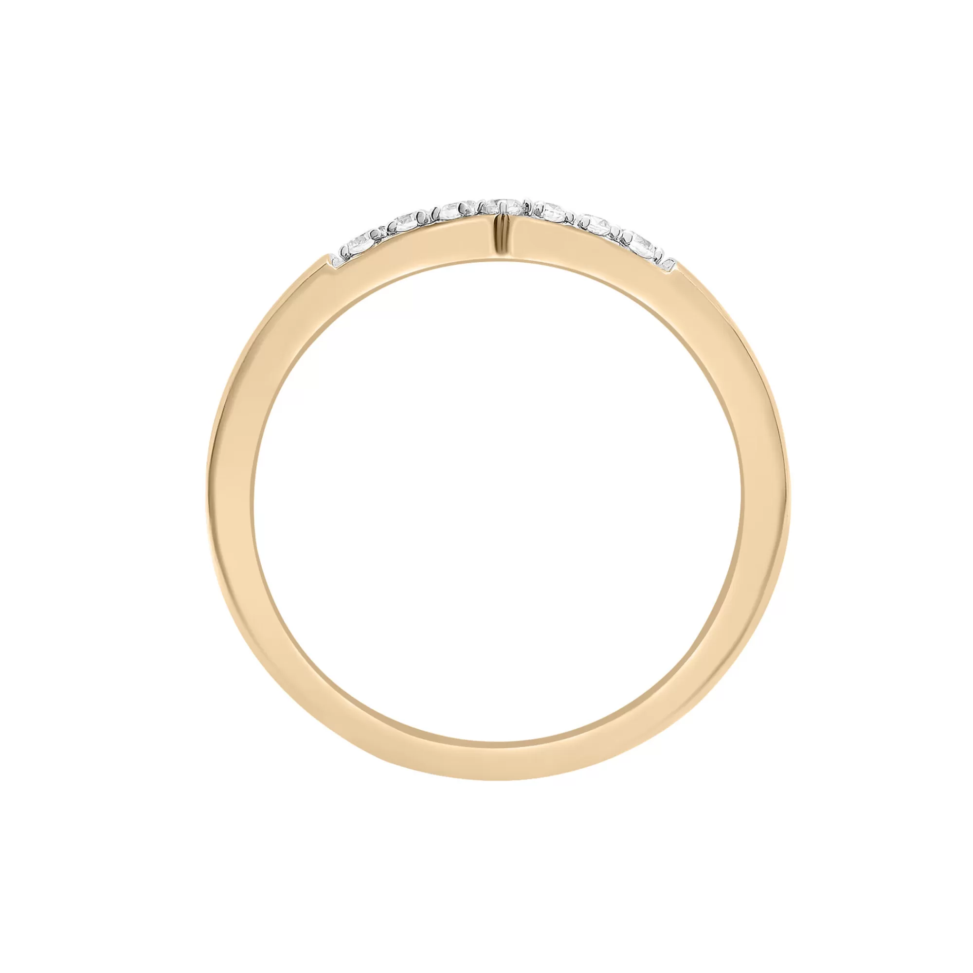 Rings^Laure by Aurate Diamond 'V' Ring In Vermeil (1/10 Ct. Tw.)