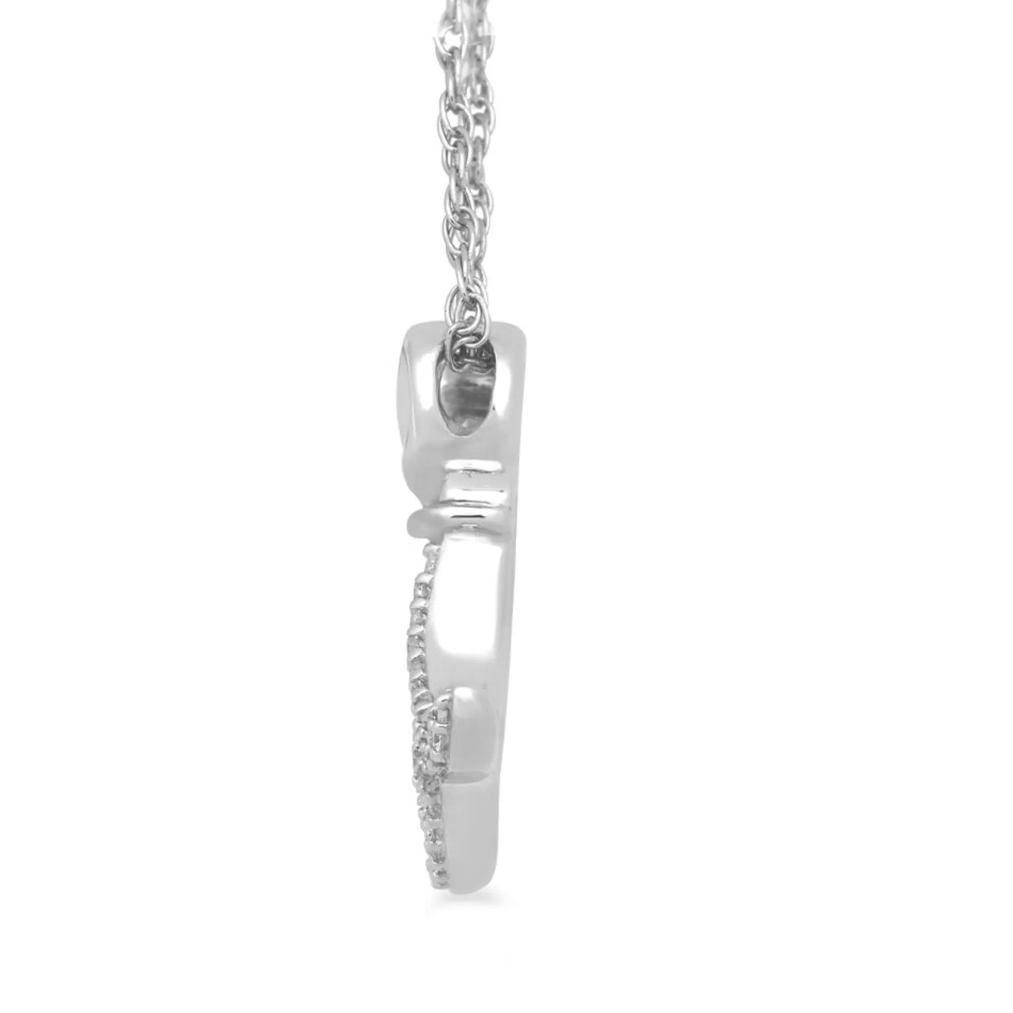 Necklaces & Pendants^* Dog Pendant With Diamond Accents In Sterling Silver