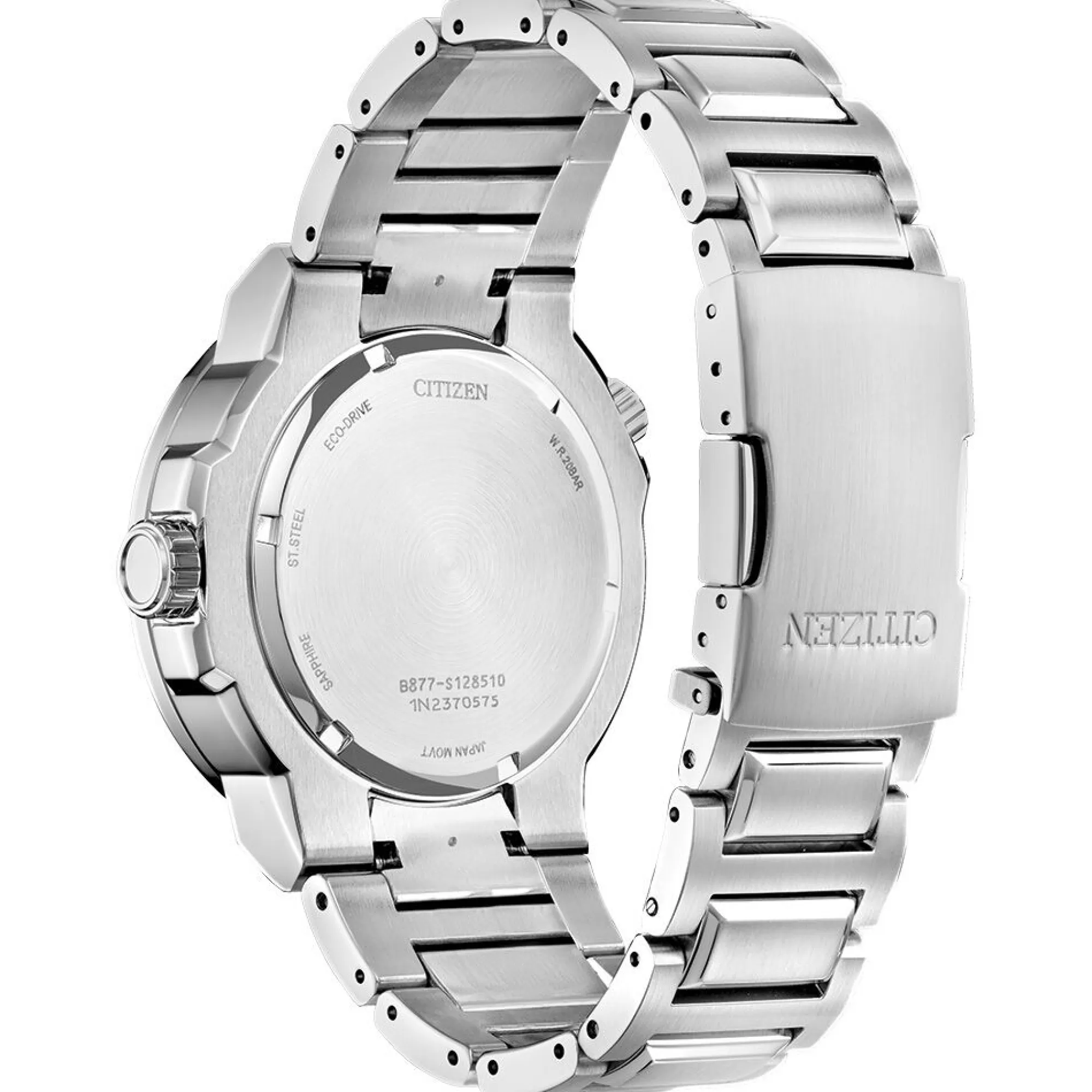 Men's Jewelry^Citizen® Eco™ Endeavor Black Men's Watch In Stainless Steel