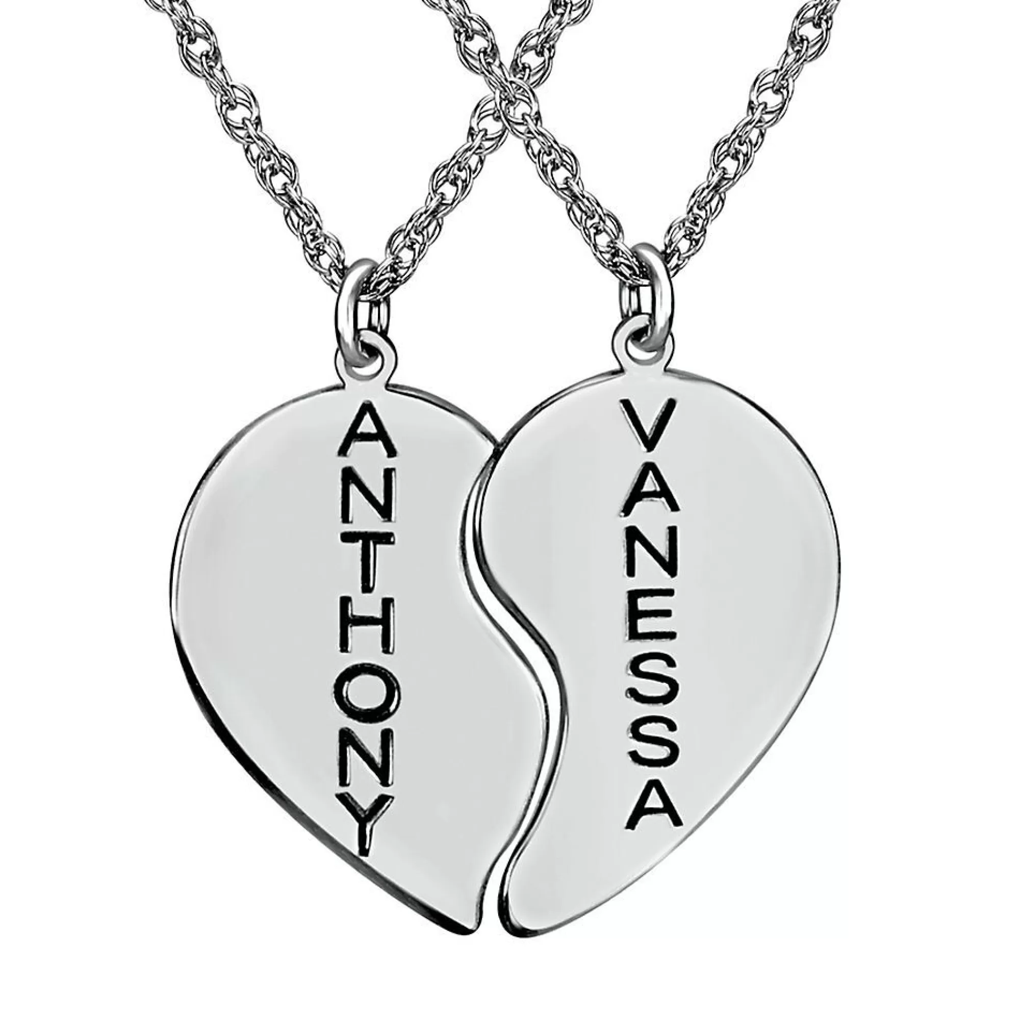 Necklaces & Pendants^* Engravable Heart Pendants In Sterling Silver