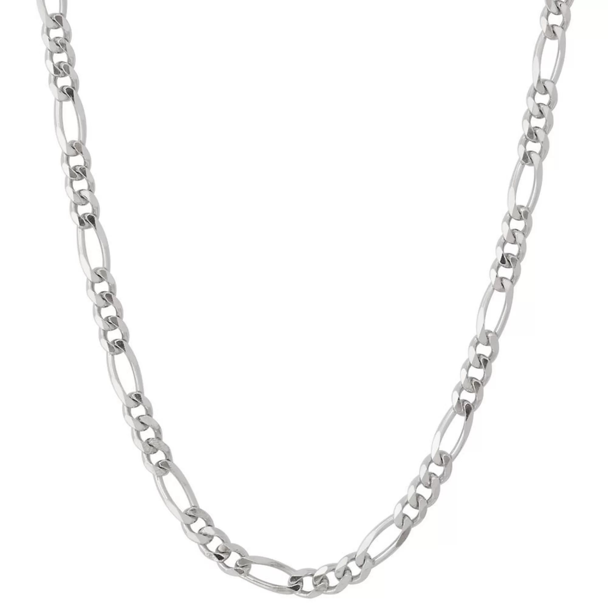 Necklaces & Pendants^* Figaro Chain In Sterling Silver, 24"