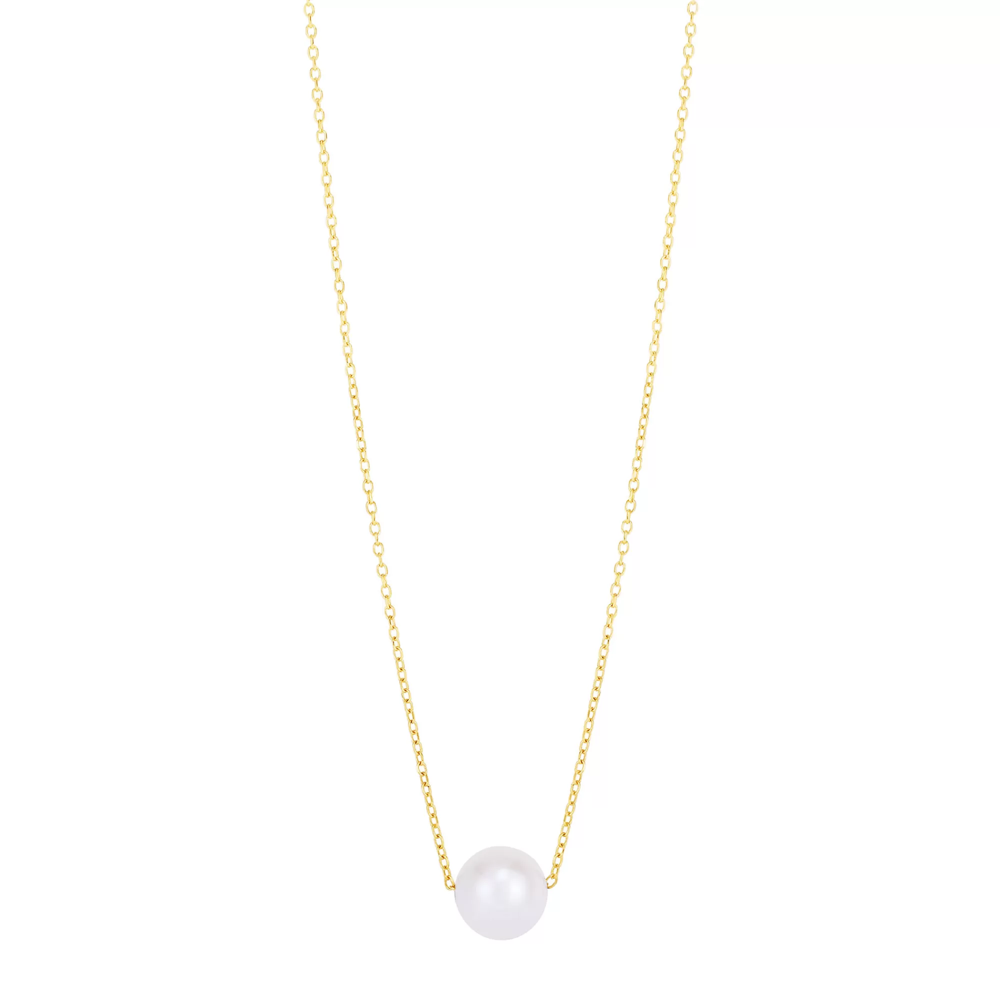 Necklaces & Pendants^Layering & Stacking Freshwater Cultured Pearl Pendant In 10K Yellow Gold