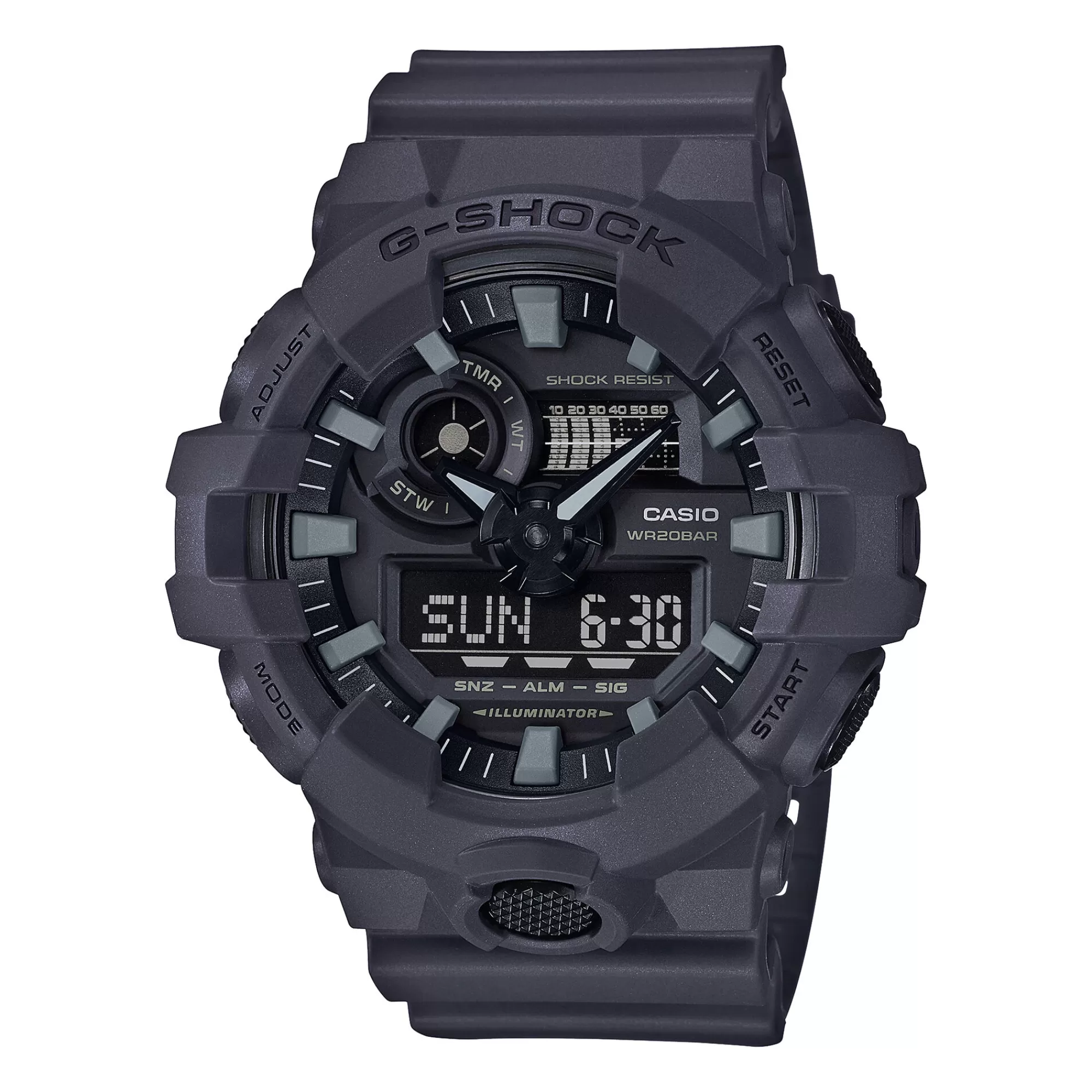 Men's Jewelry^G-Shock Ga-700 Analog-Digital Men's Watch In Dark Gray Resin