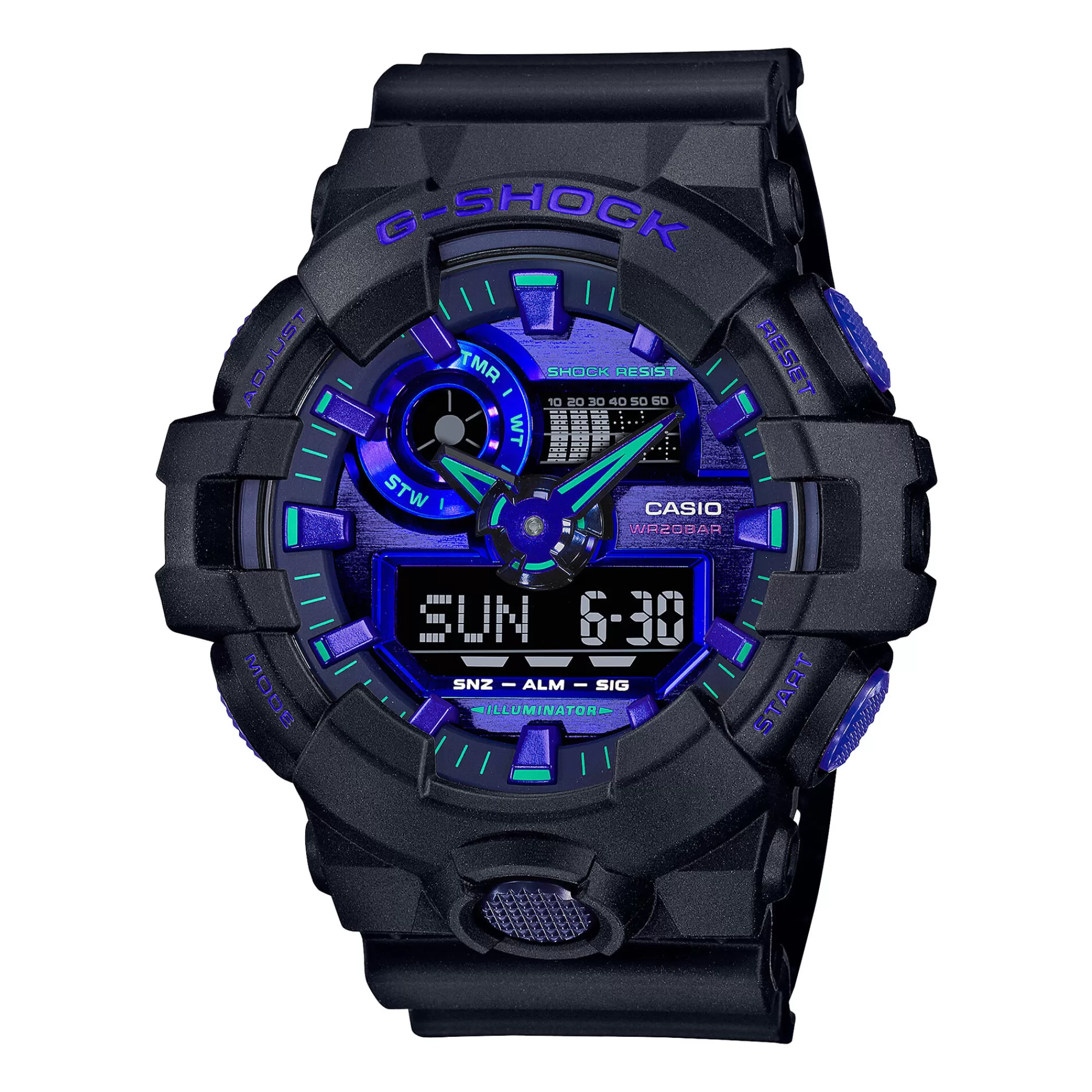 Men's Jewelry^G-Shock Ga-700 Men's Watch In Black Resin