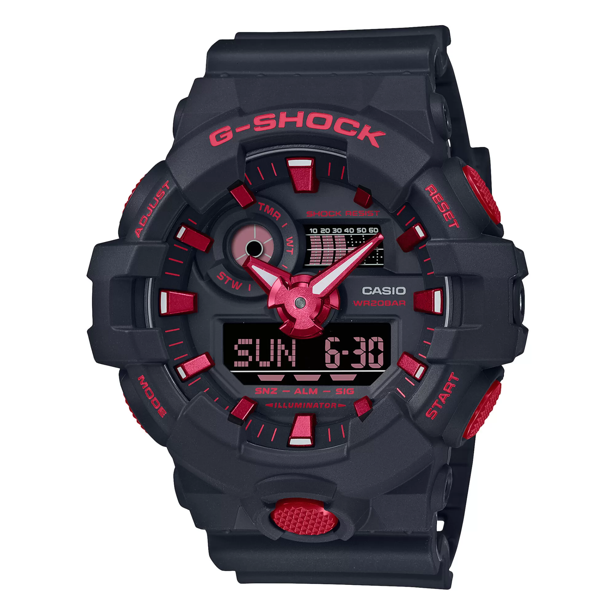 Men's Jewelry^G-Shock Ga-700 Men's Watch In Black Resin