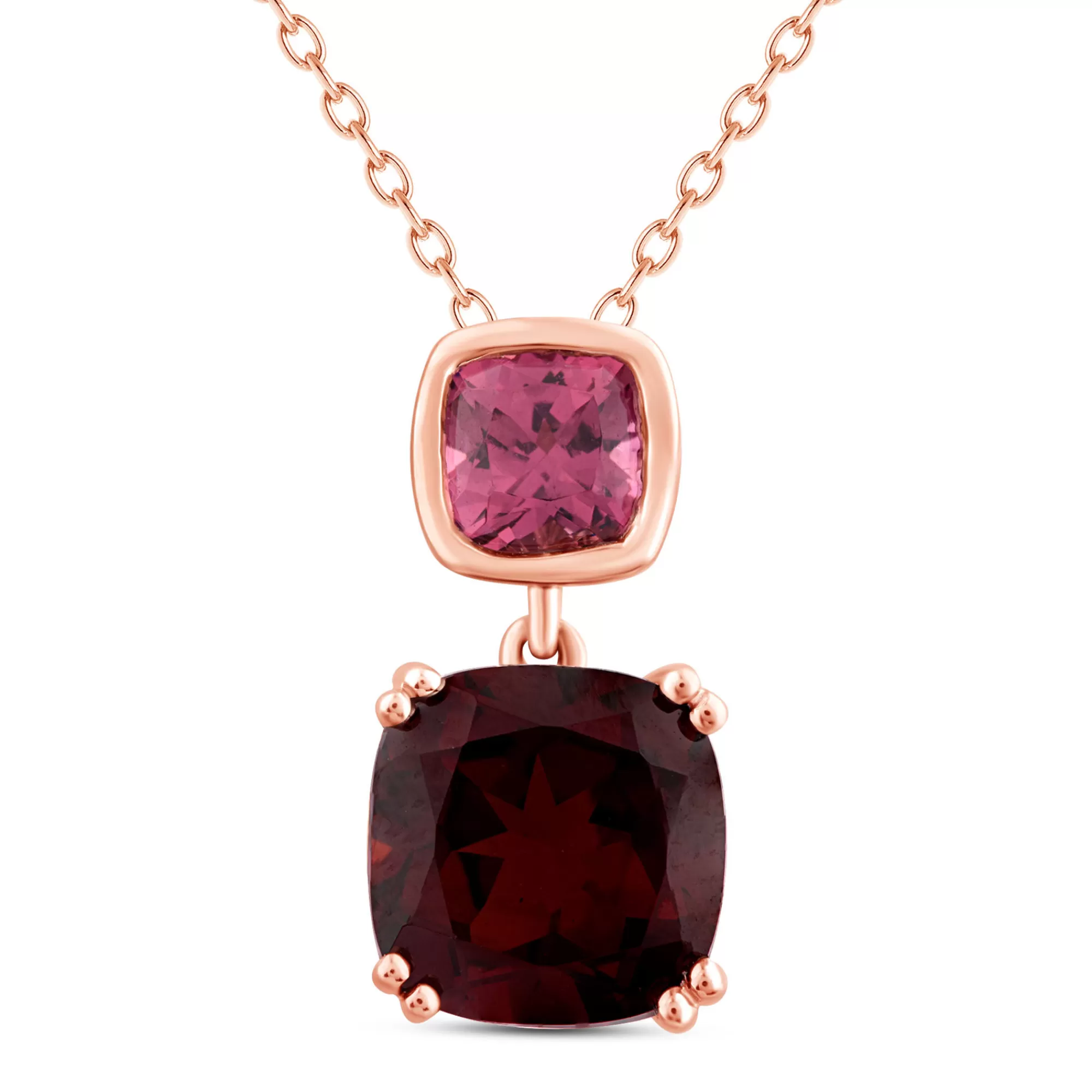 Necklaces & Pendants^* Garnet And Rhodolite Pendant In 10K Rose Gold