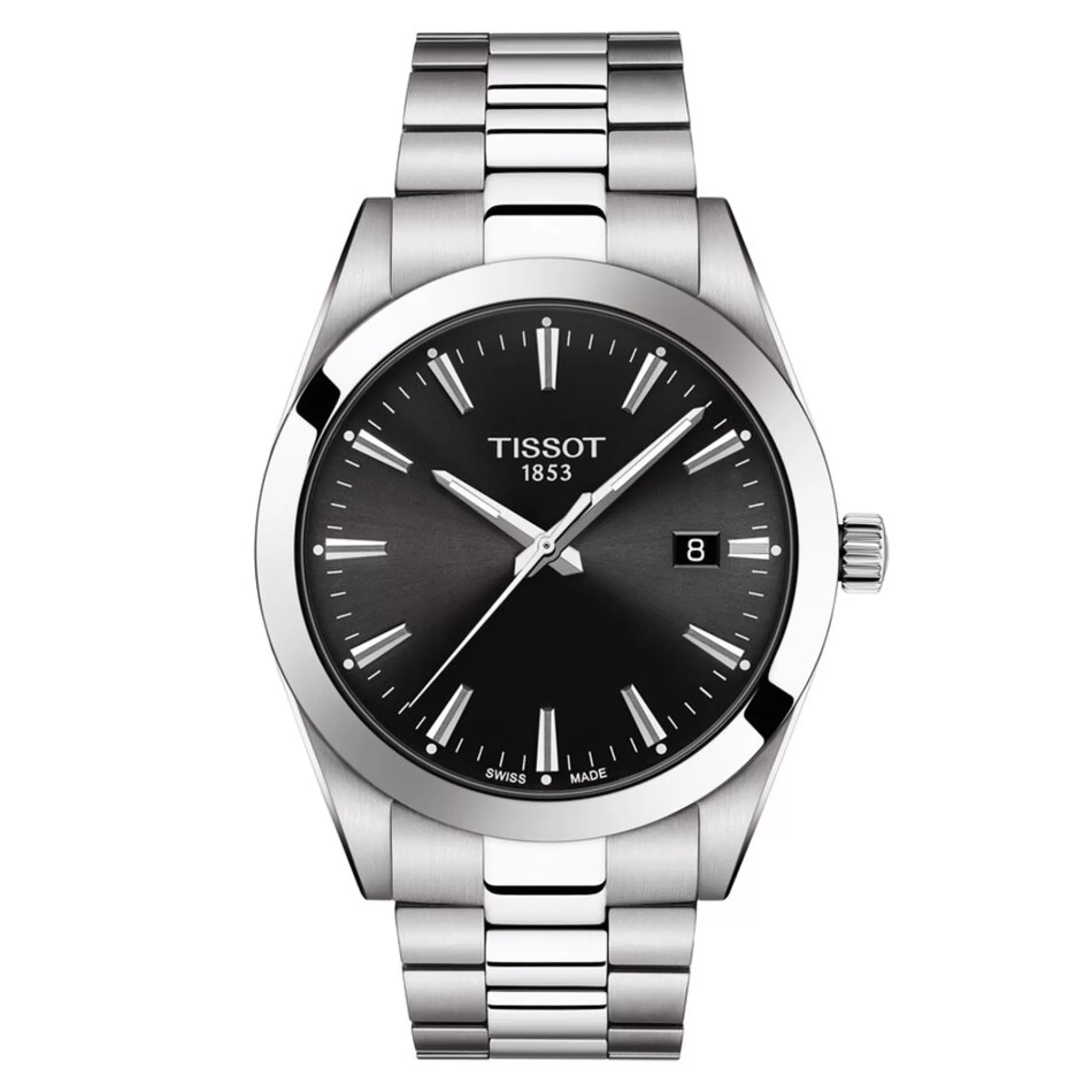 Men's Jewelry^Tissot® Gentleman Black Men's Watch In Stainless Steel, 40Mm