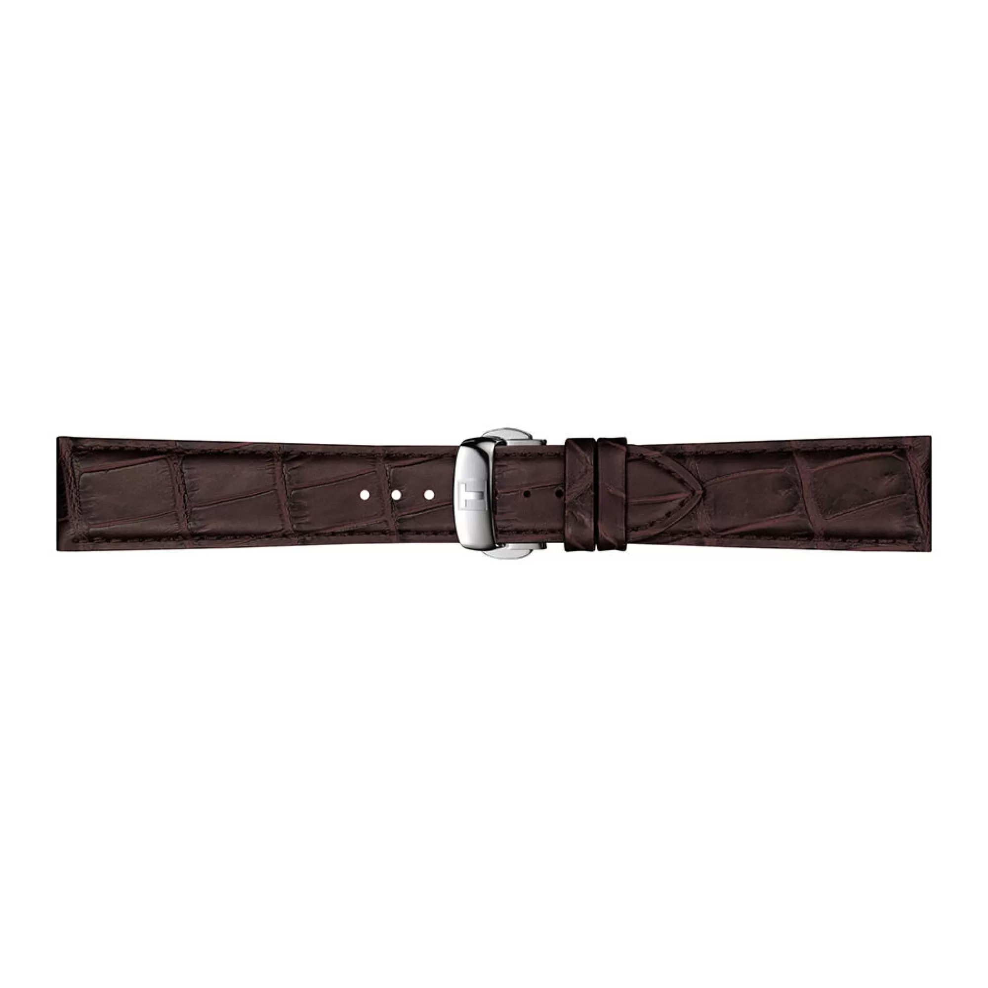 Men's Jewelry^Tissot® Gentleman Quartz Men's Brown Leather Watch In Stainless Steel, 40Mm