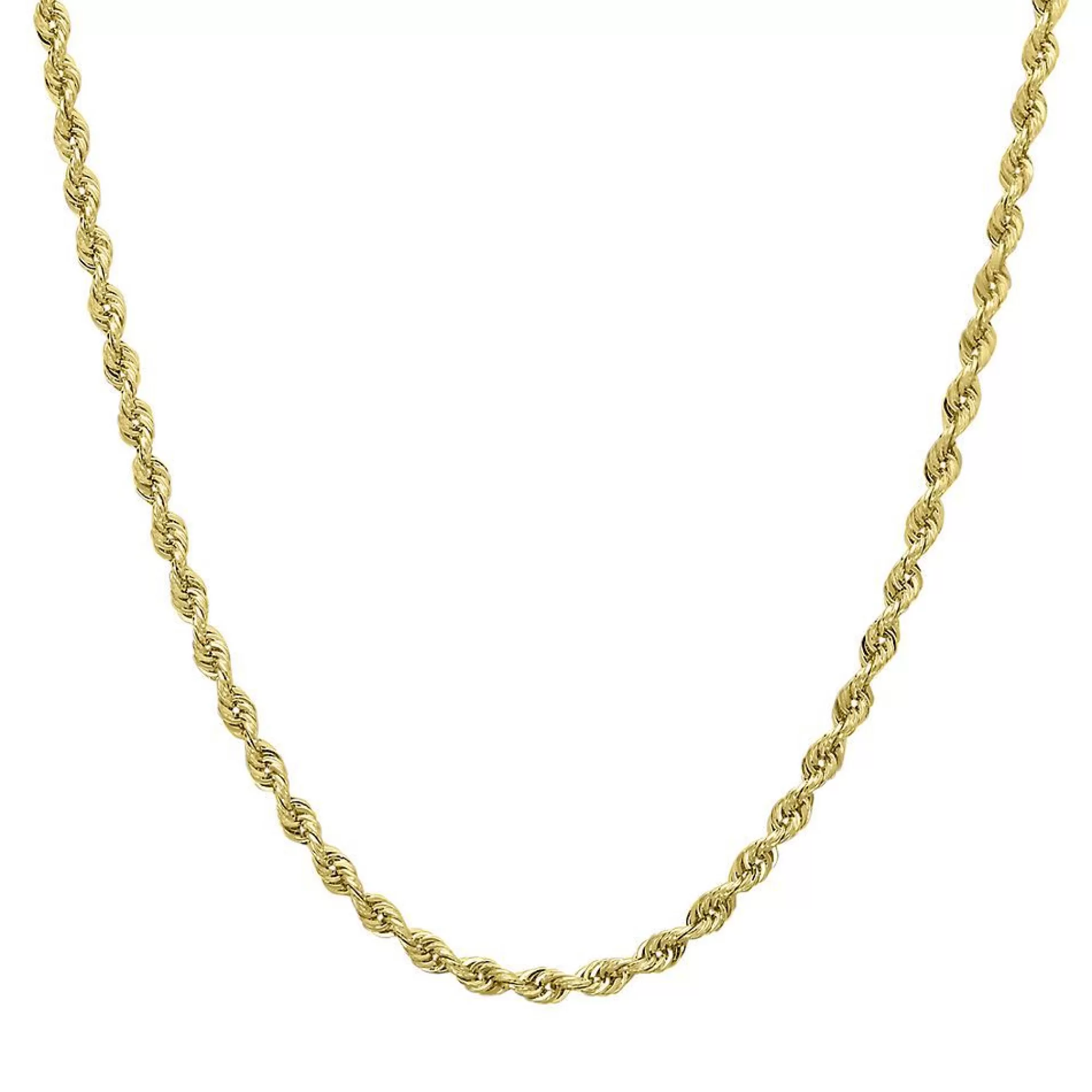 Necklaces & Pendants^* Glitter Rope Chain In 14K Yellow Gold, 18"