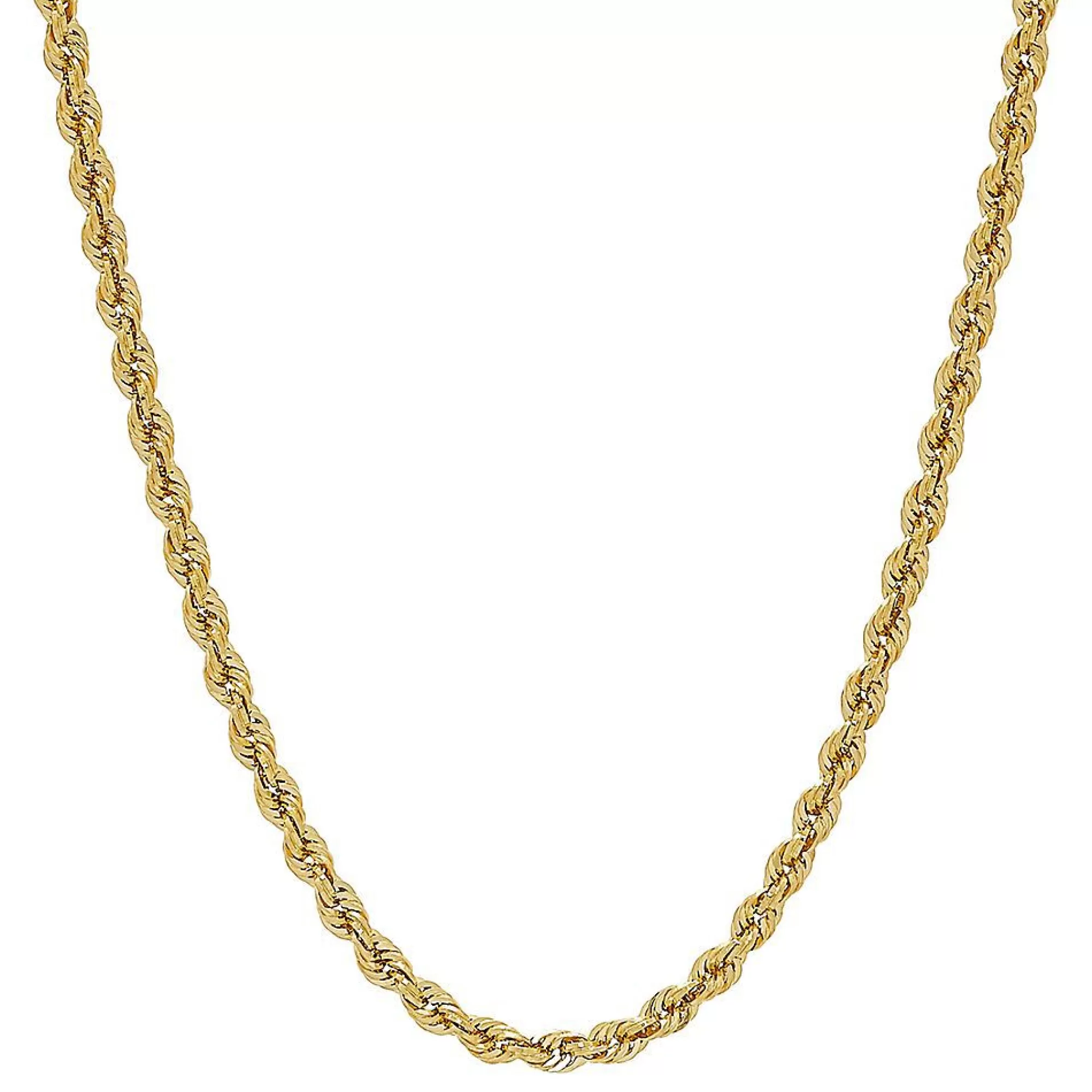 Necklaces & Pendants^* Glitter Rope Chain In 14K Yellow Gold, 22"