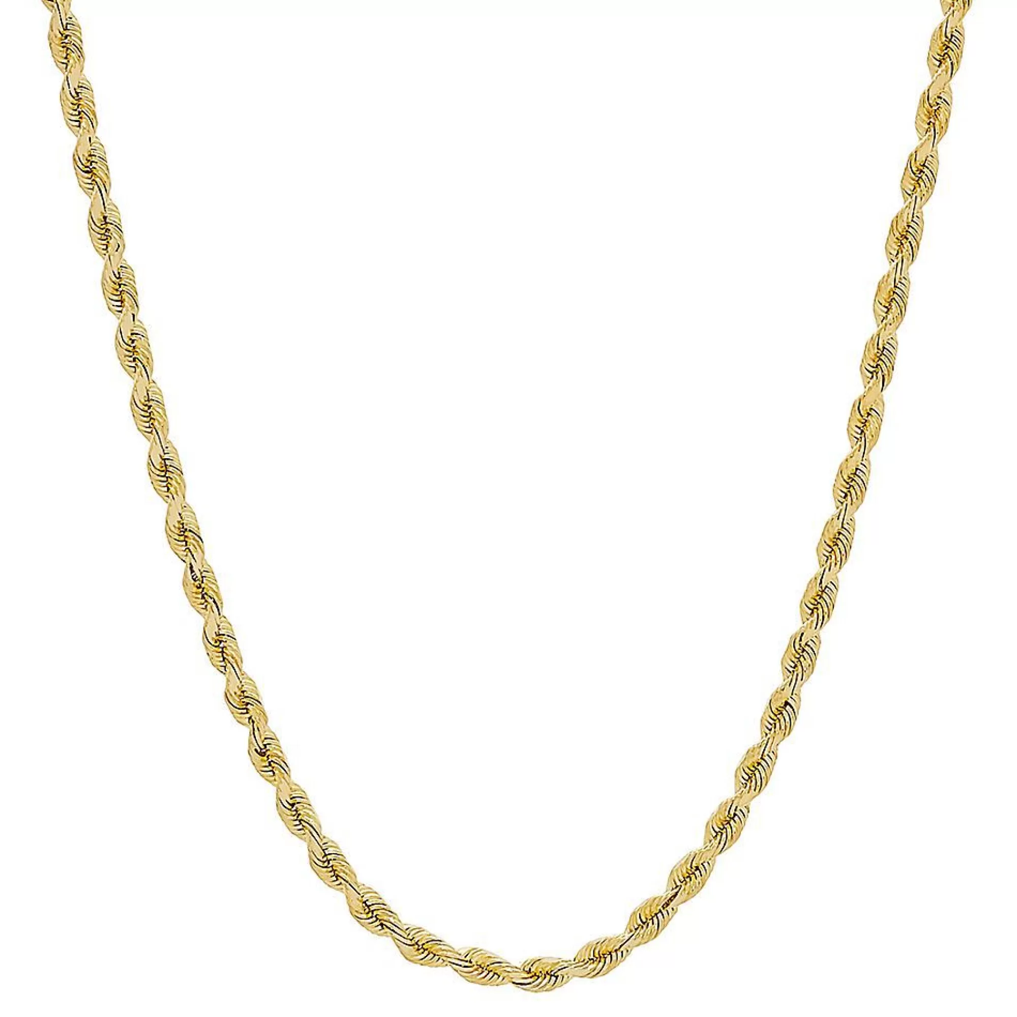 Necklaces & Pendants^* Glitter Rope Chain In 14K Yellow Gold, 24"