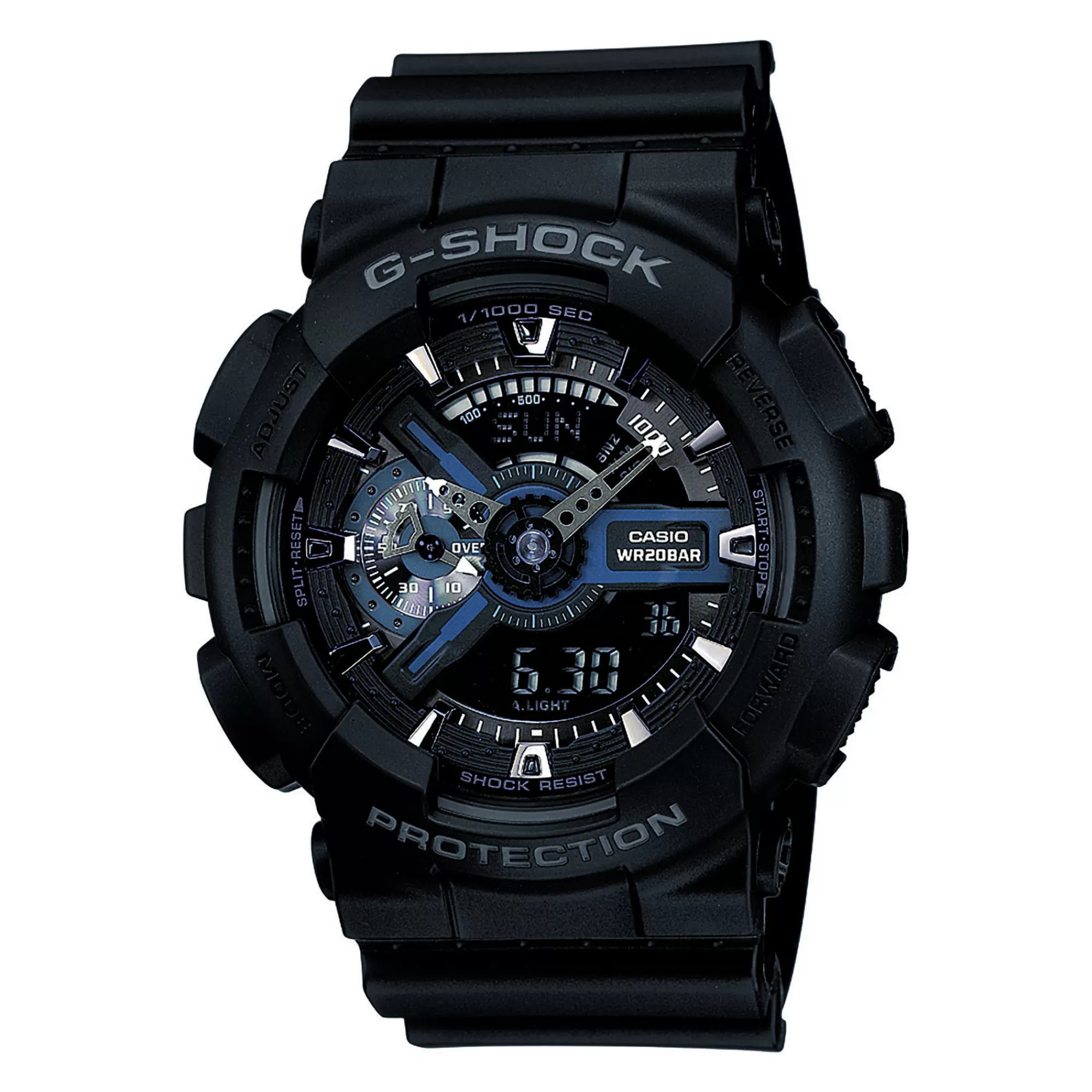 Men's Jewelry^G-Shock Men's 110-Series Black Resin Watch