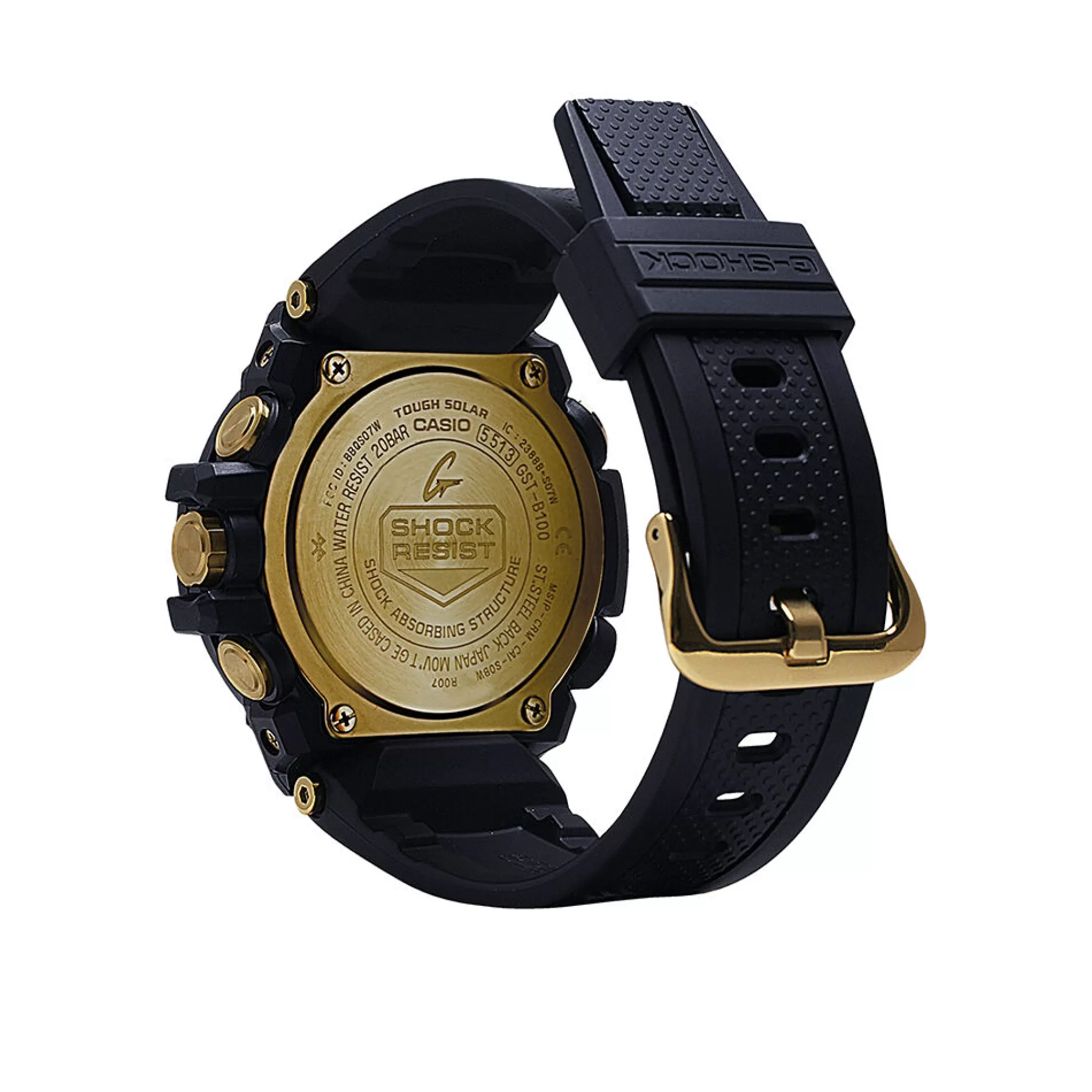 Men's Jewelry^G-Shock G-Steel Men's Watch In Black &Yellow Gold-Tone