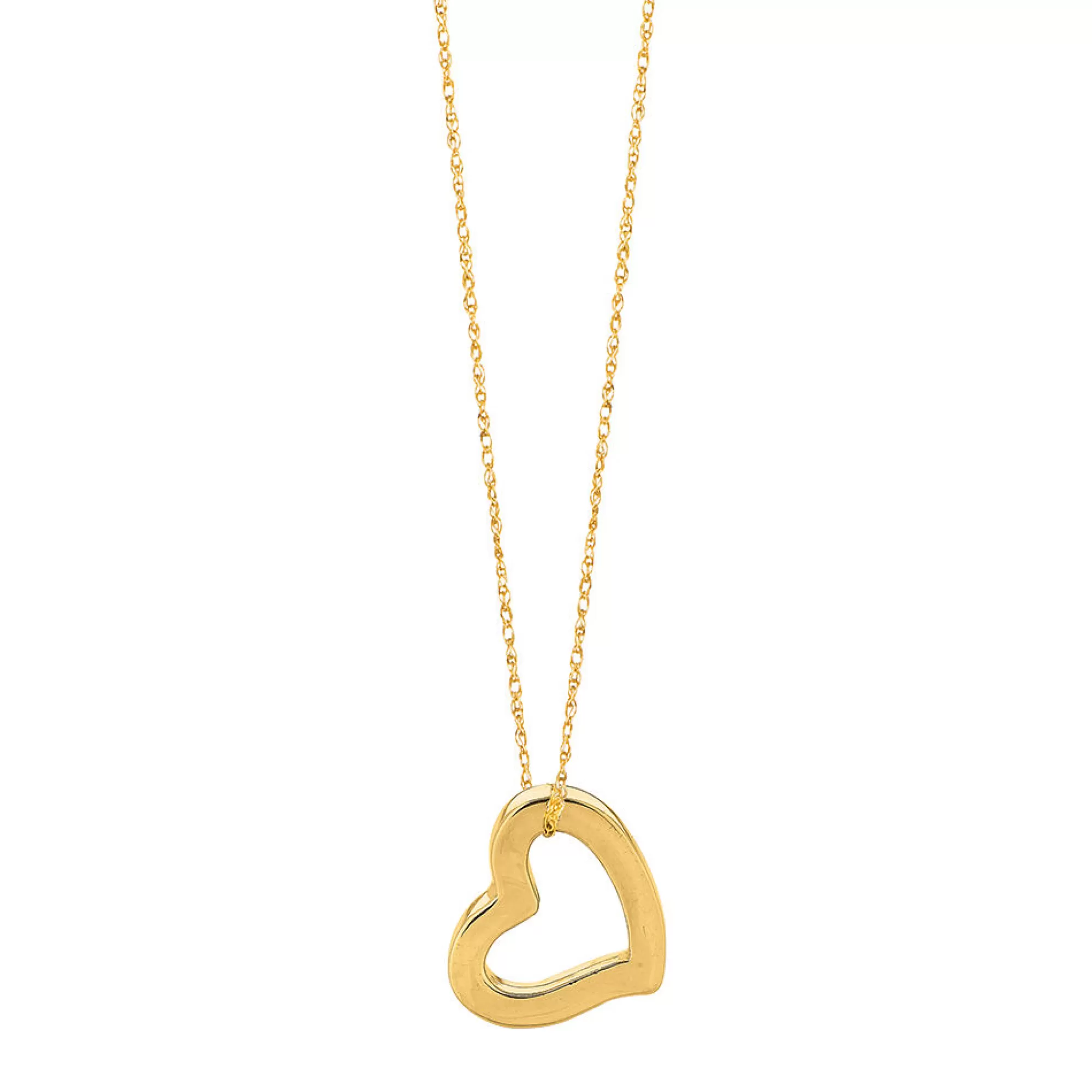 Necklaces & Pendants^* Heart Pendant In 14K Yellow Gold