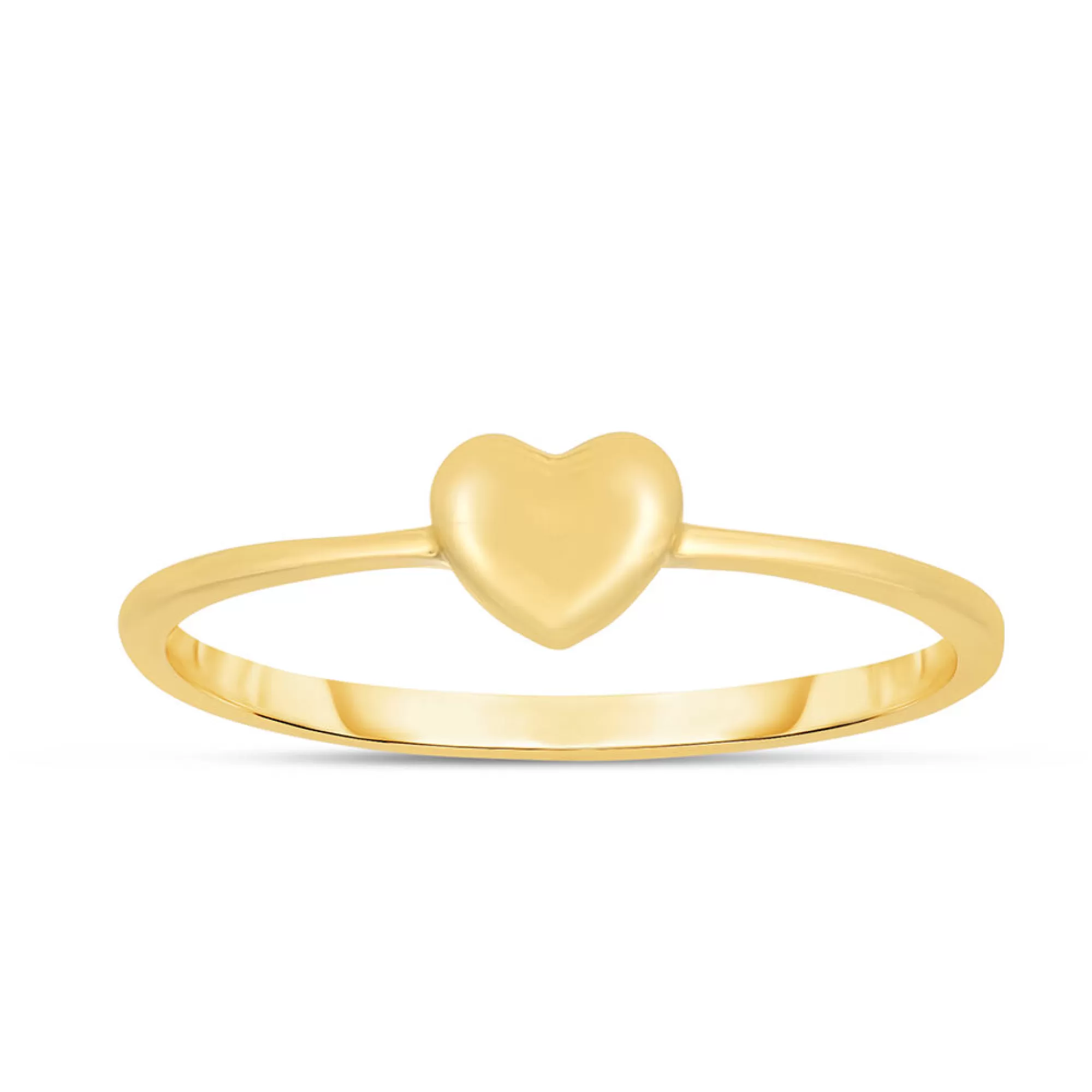 Rings^* Heart Stacking Ring In 14K Yellow Gold