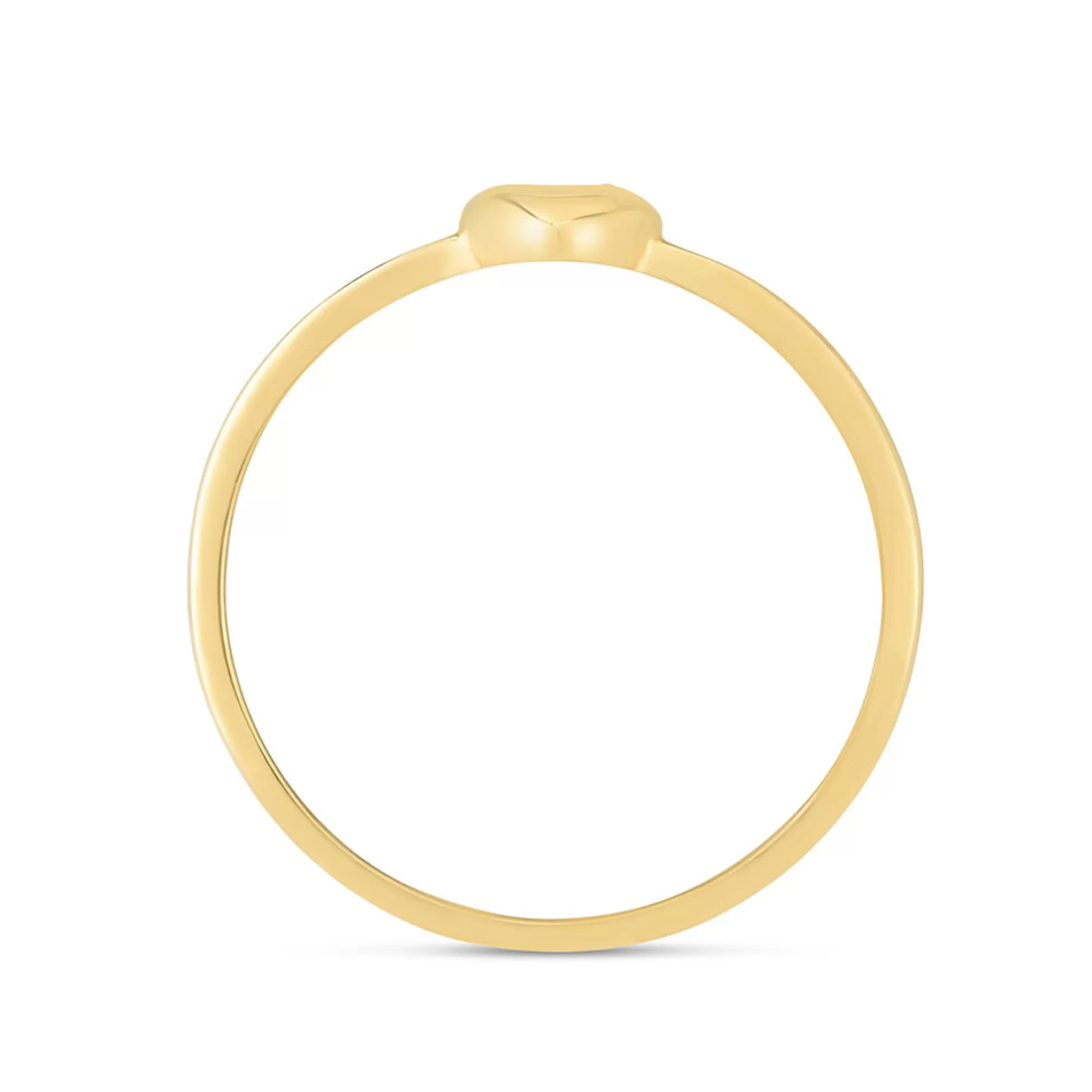 Rings^* Heart Stacking Ring In 14K Yellow Gold