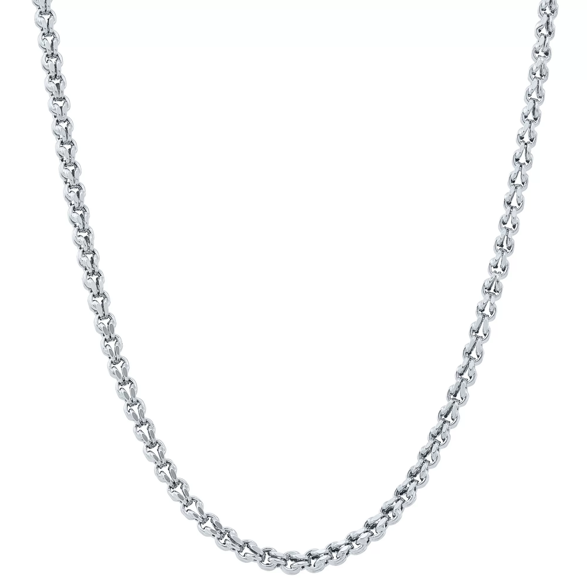 Necklaces & Pendants^* Hollow Link Chain In 10K White Gold