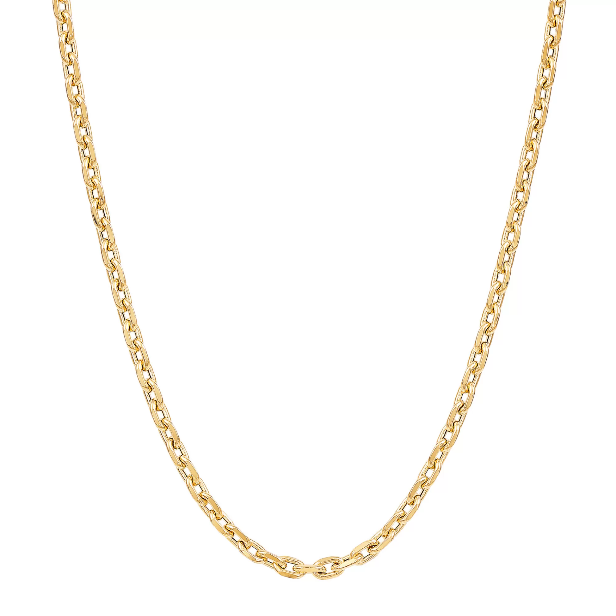 Necklaces & Pendants^* Hollow Link Chain In 14K Yellow Gold