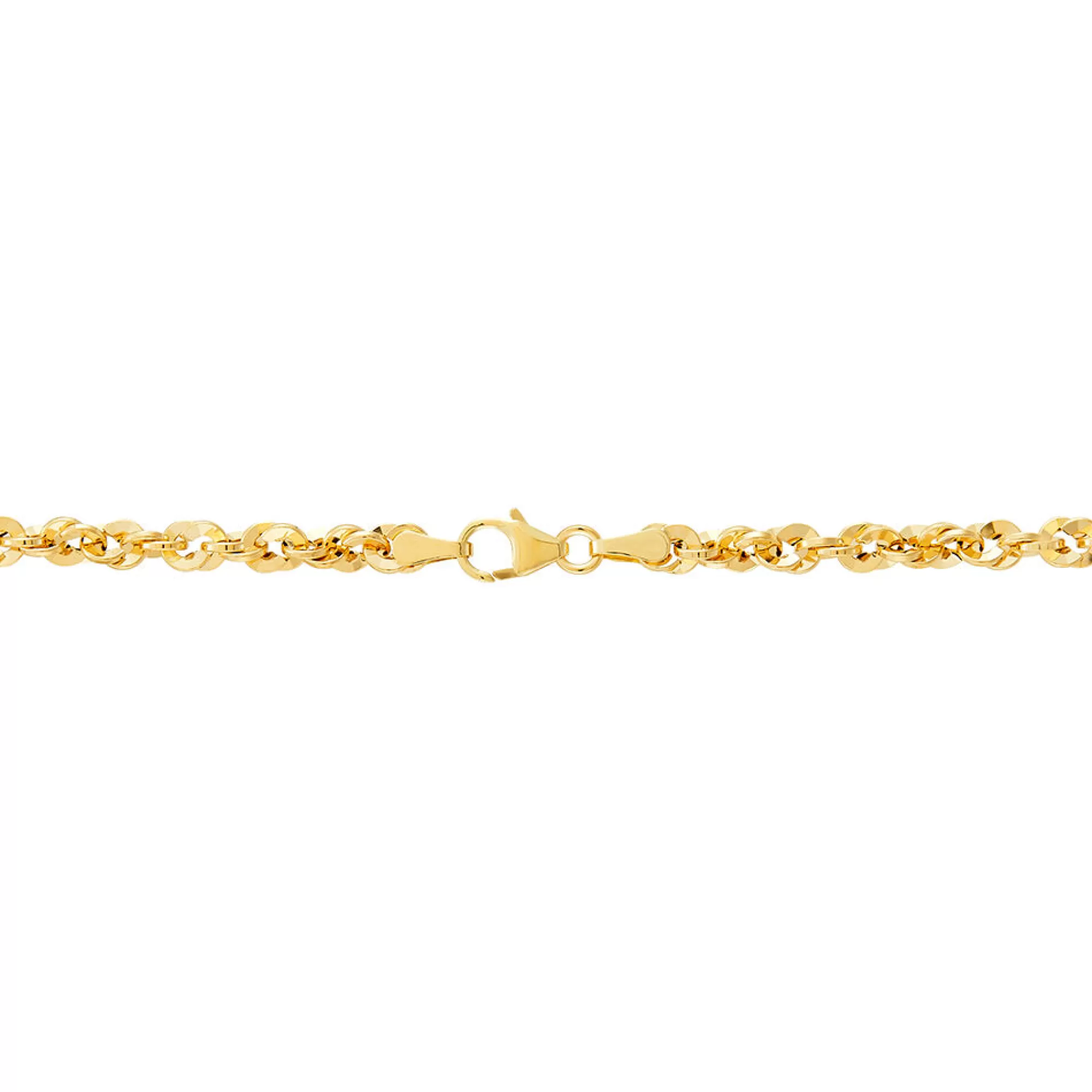 Necklaces & Pendants^* Hollow Twisted Chain In 14K Yellow Gold, 18"