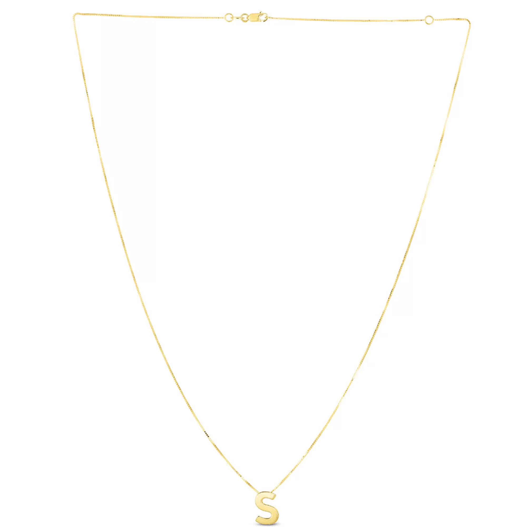 Necklaces & Pendants^* Initial Necklace In 14K Yellow Gold