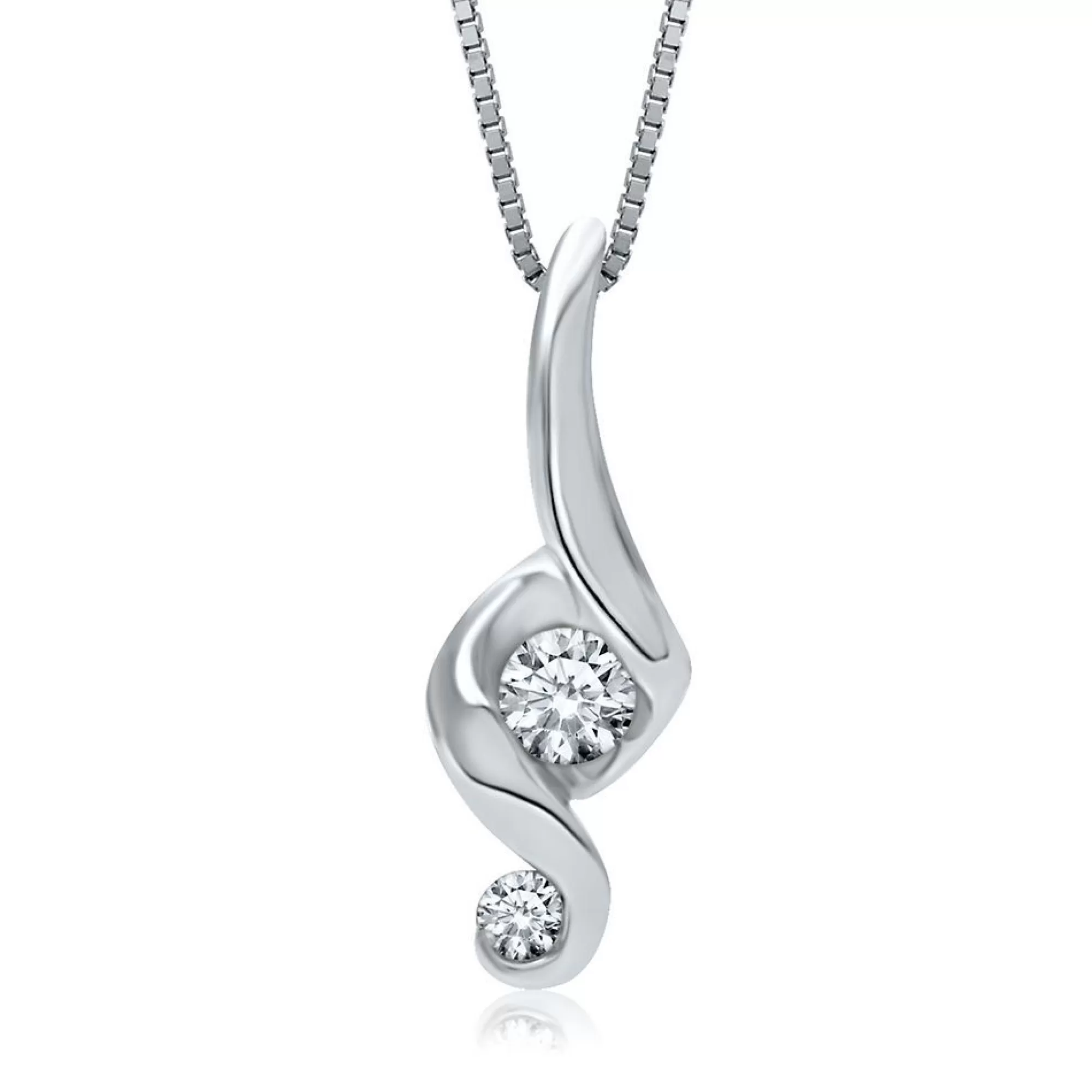 Necklaces & Pendants^Sirena® Juno Lucina® Diamond Pendant 14K White Gold