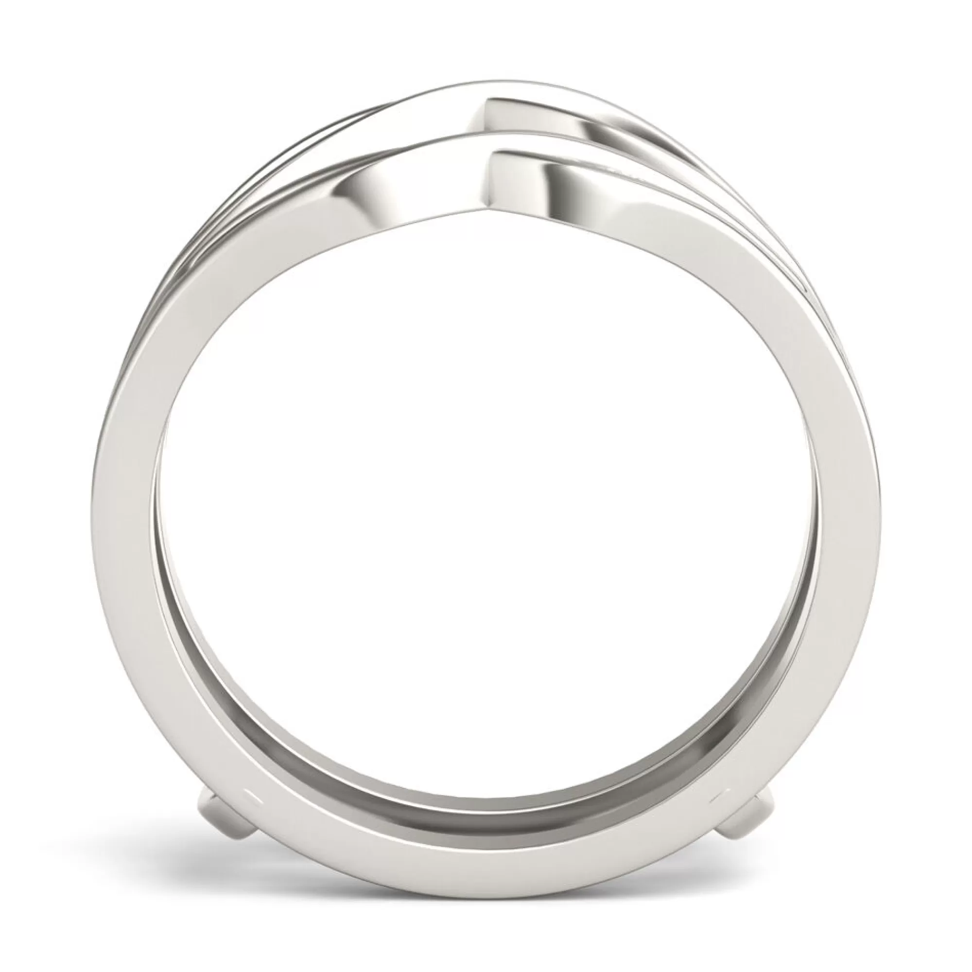 Rings^Charles & Colvard-Forever One™ Lab Created Moissanite Ring Insert In 14K White Gold