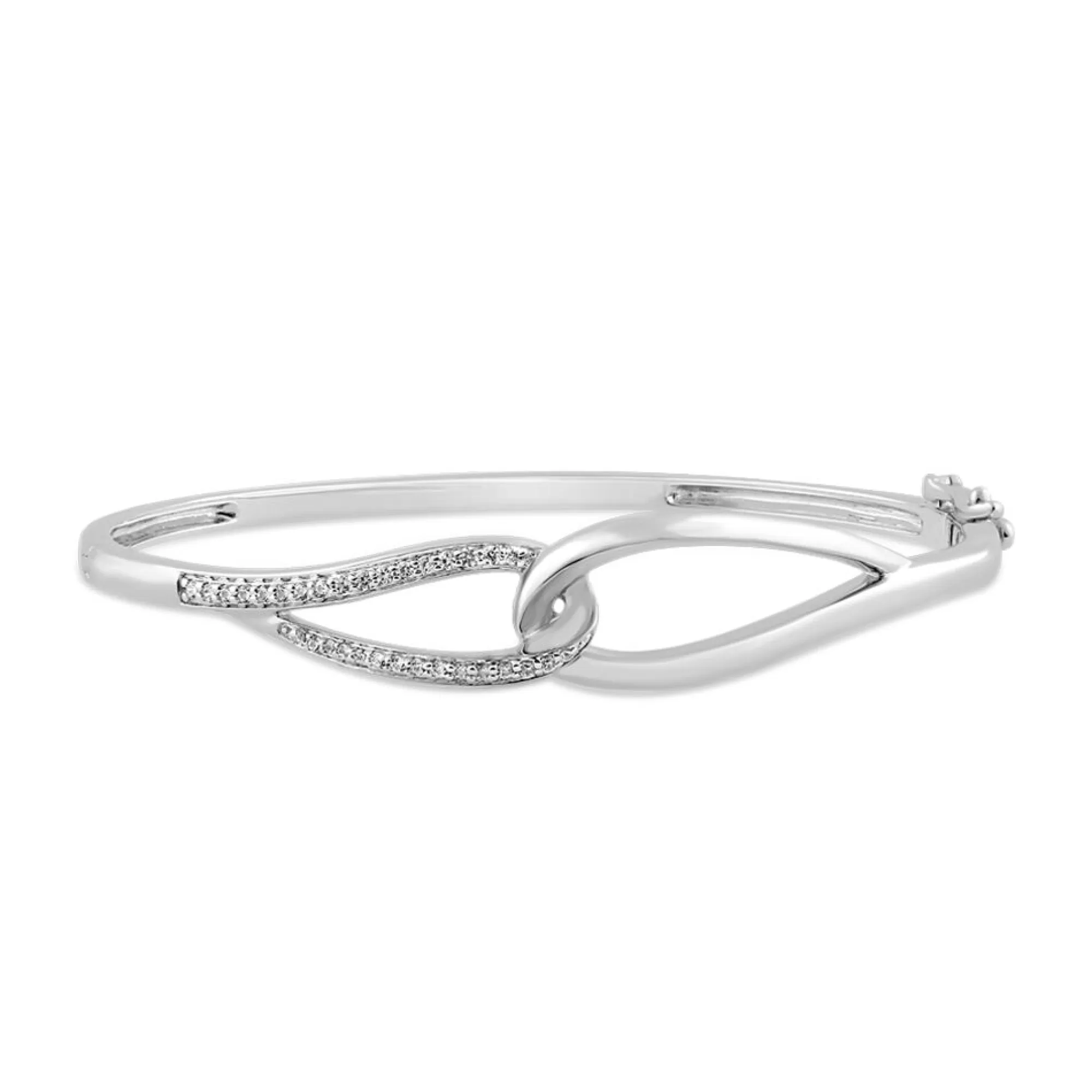 Bracelets^Linked With Love Lab Grown Diamond Bracelet In 10K White Gold (1/3 Ct. Tw.)