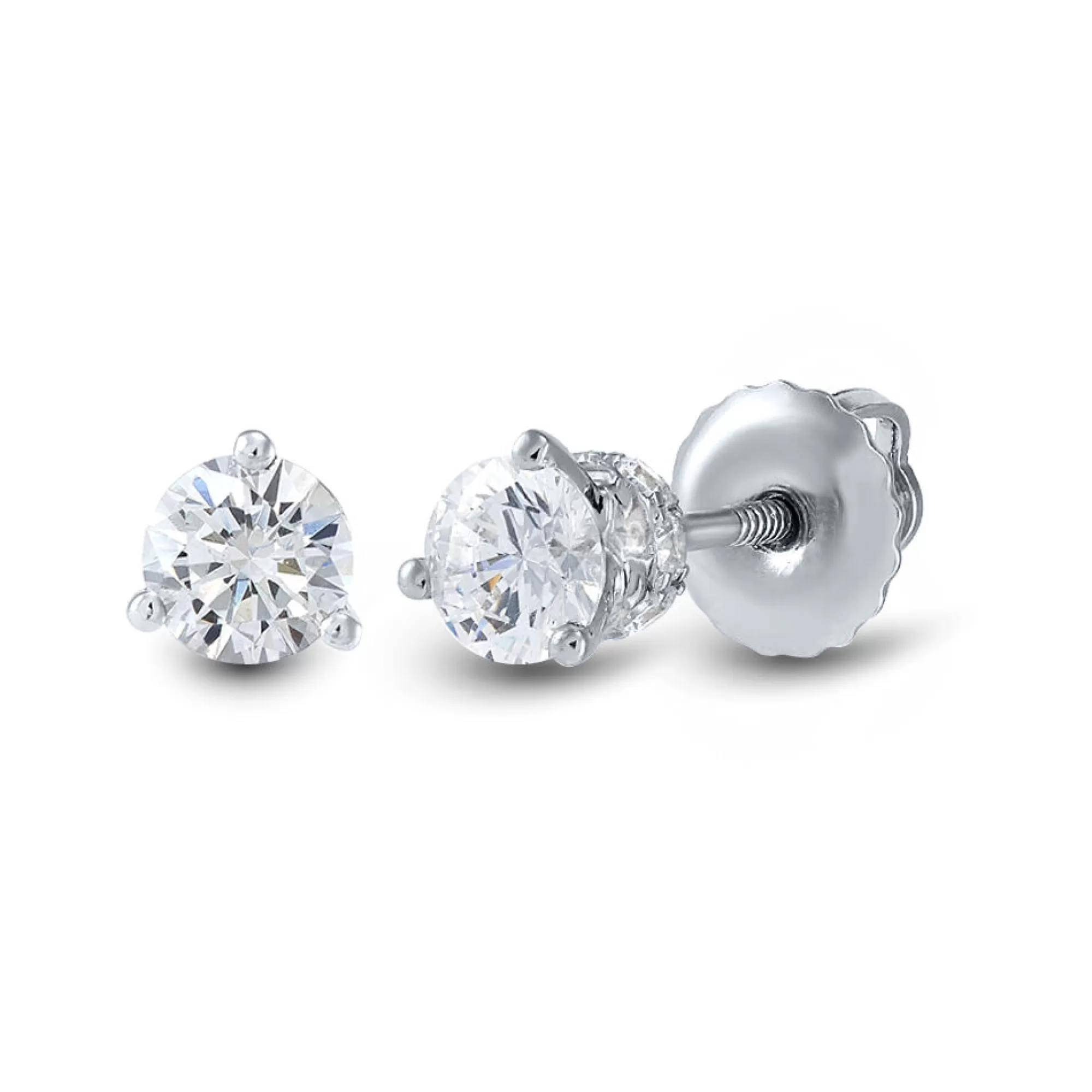 Earrings^Light Heart® Lab Grown Diamond Earrings In (1 1/5 Ct. Tw.) Platinum