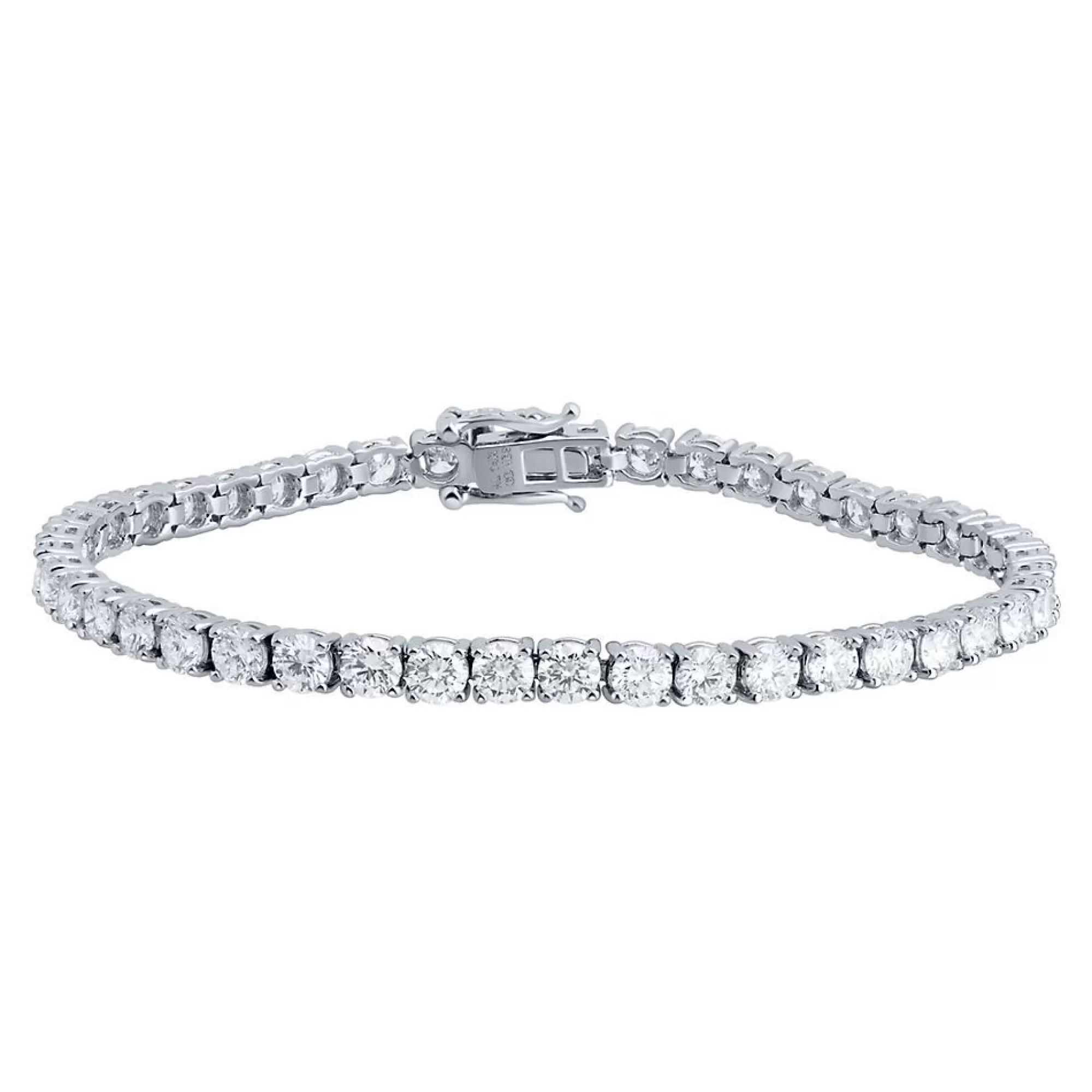 Bracelets^Light Heart® Lab Grown Diamond Tennis Bracelet In 14K White Gold (8 Ct. Tw.)