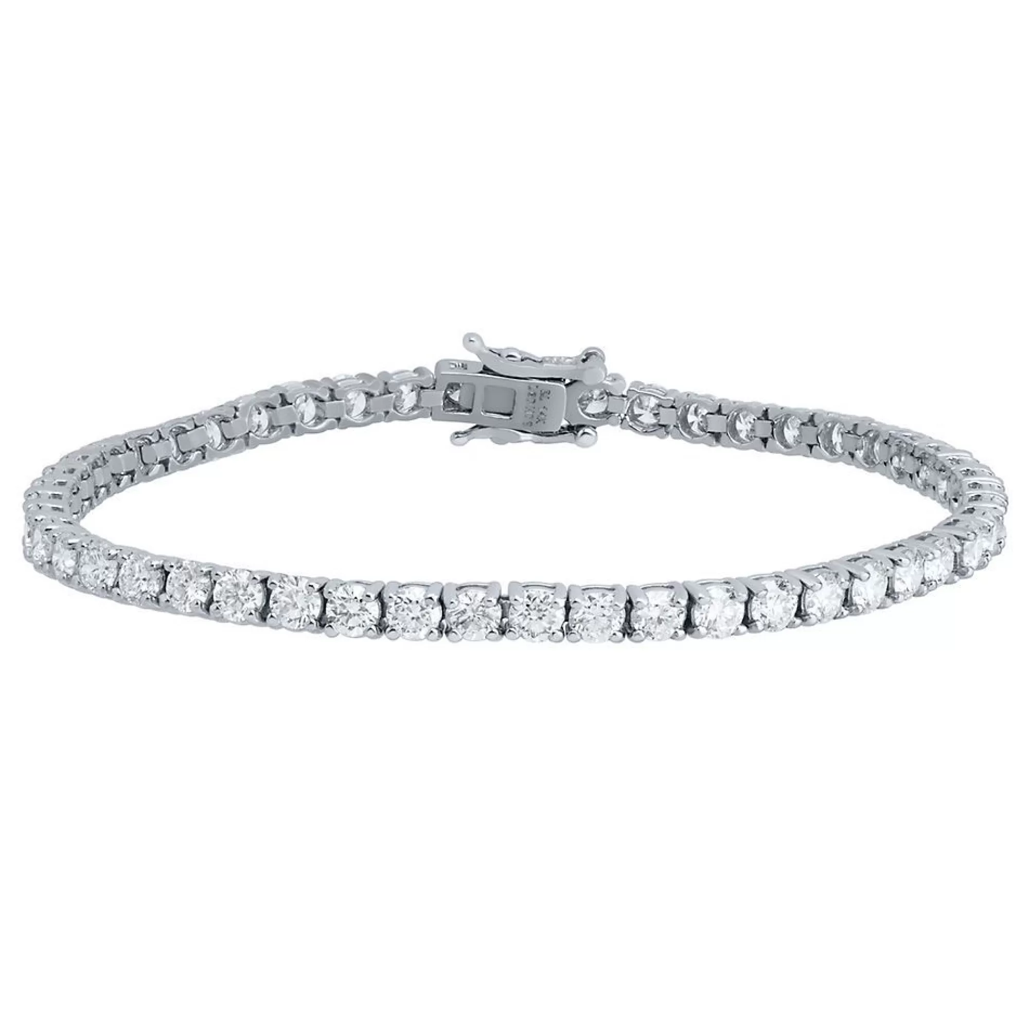 Bracelets^Light Heart® Lab Grown Diamond Tennis Bracelet In 14K White Gold (6 Ct. Tw.)