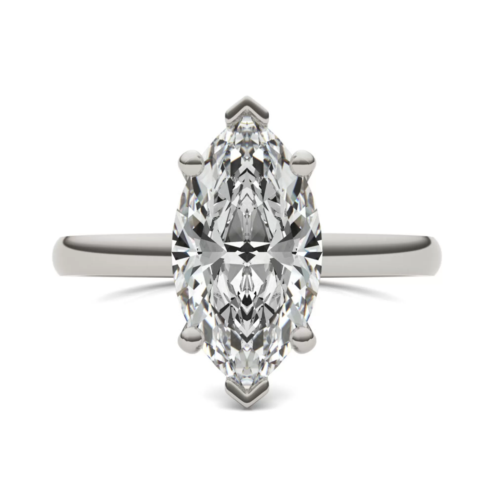 Rings^Charles & Colvard-Forever One™ Lab-Created Moissanite Solitaire Engagement Ring (2-1/5 Ct. Tw.)