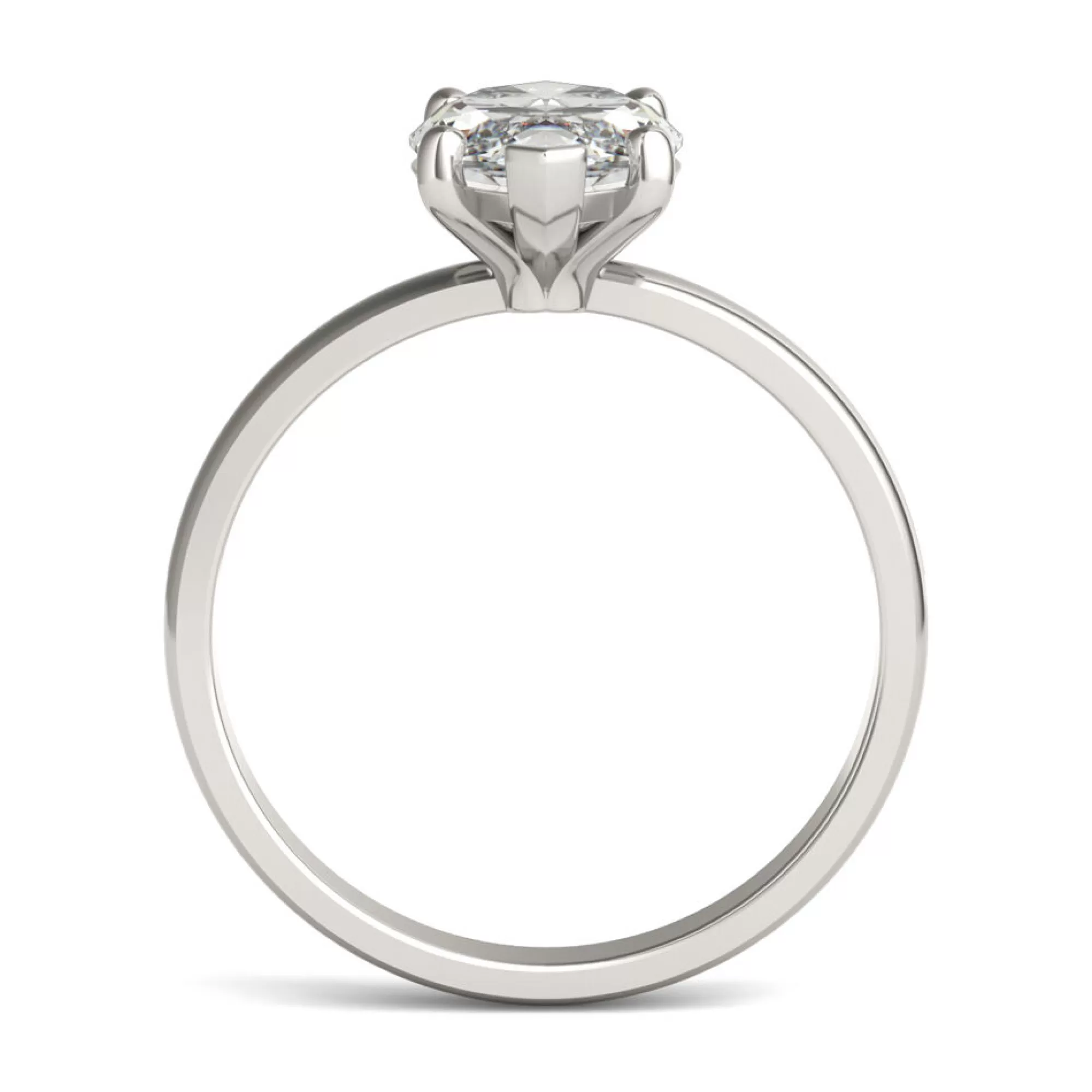 Rings^Charles & Colvard-Forever One™ Lab-Created Moissanite Solitaire Engagement Ring (2-1/5 Ct. Tw.)