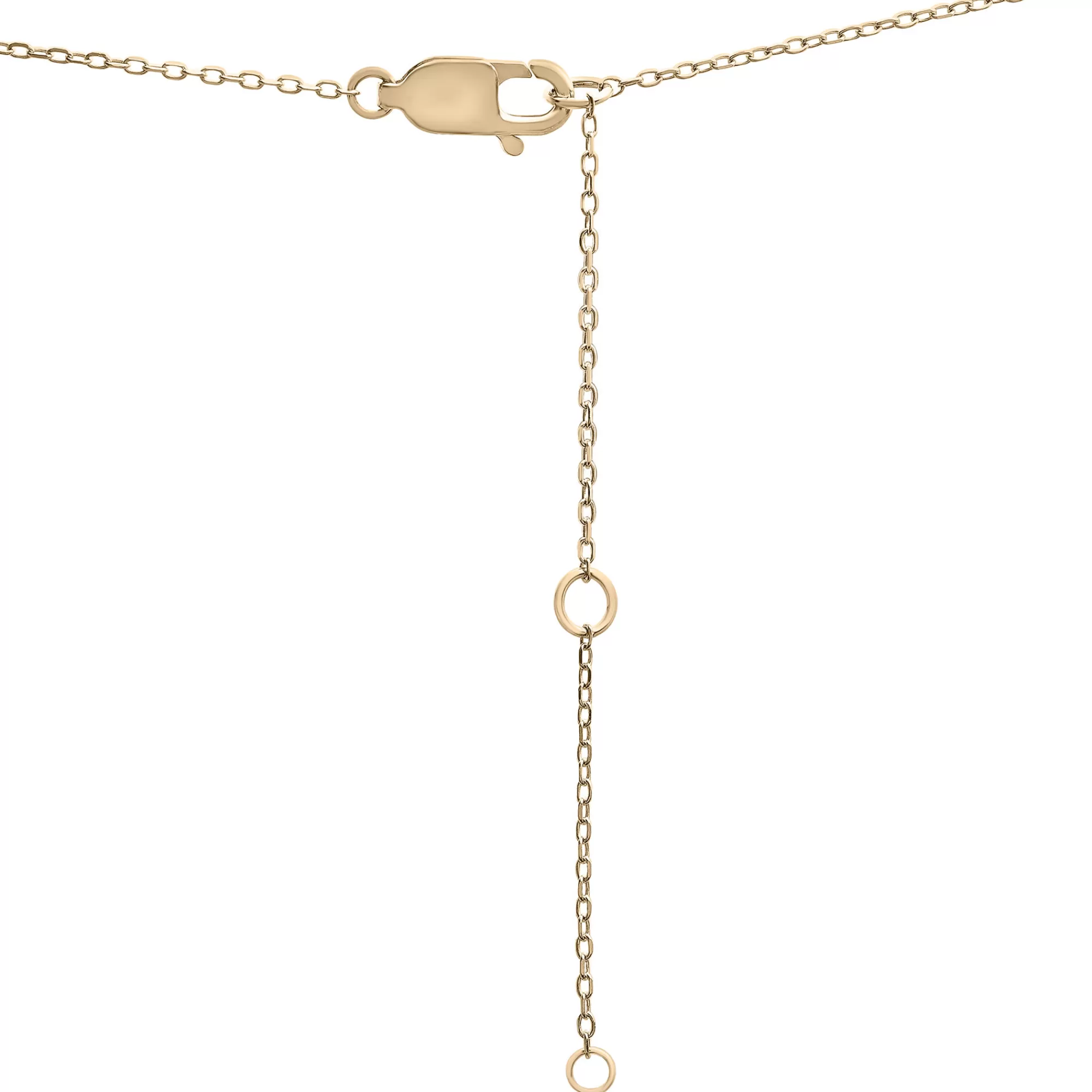 Necklaces & Pendants^Laure by Aurate Lab-Created Ruby And Lab-Created White Sapphire Two-Stone Necklace In Vermeil