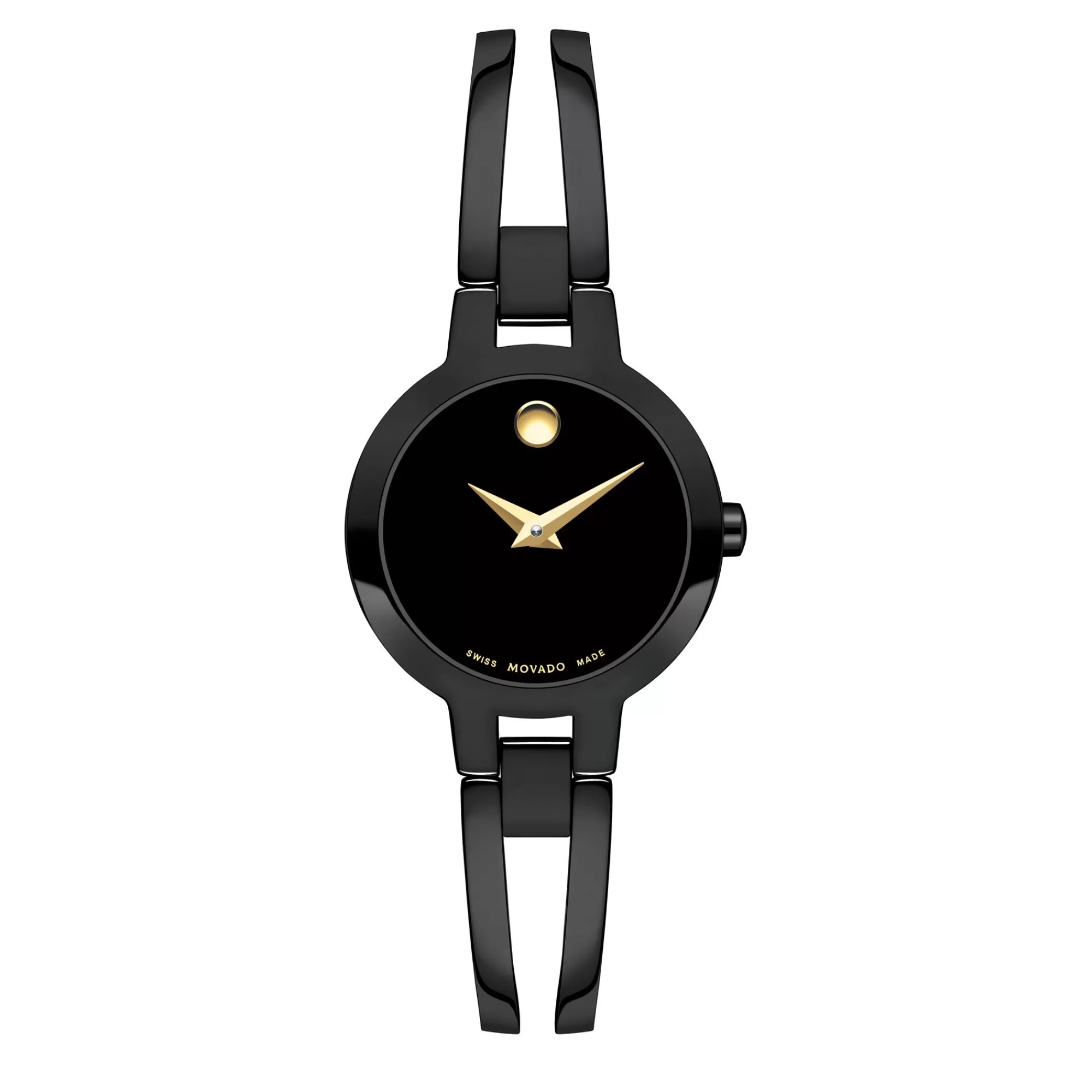 Women's Watches^Movado® Ladies' Amorosa Dress Watch With Pvd Bangle Band