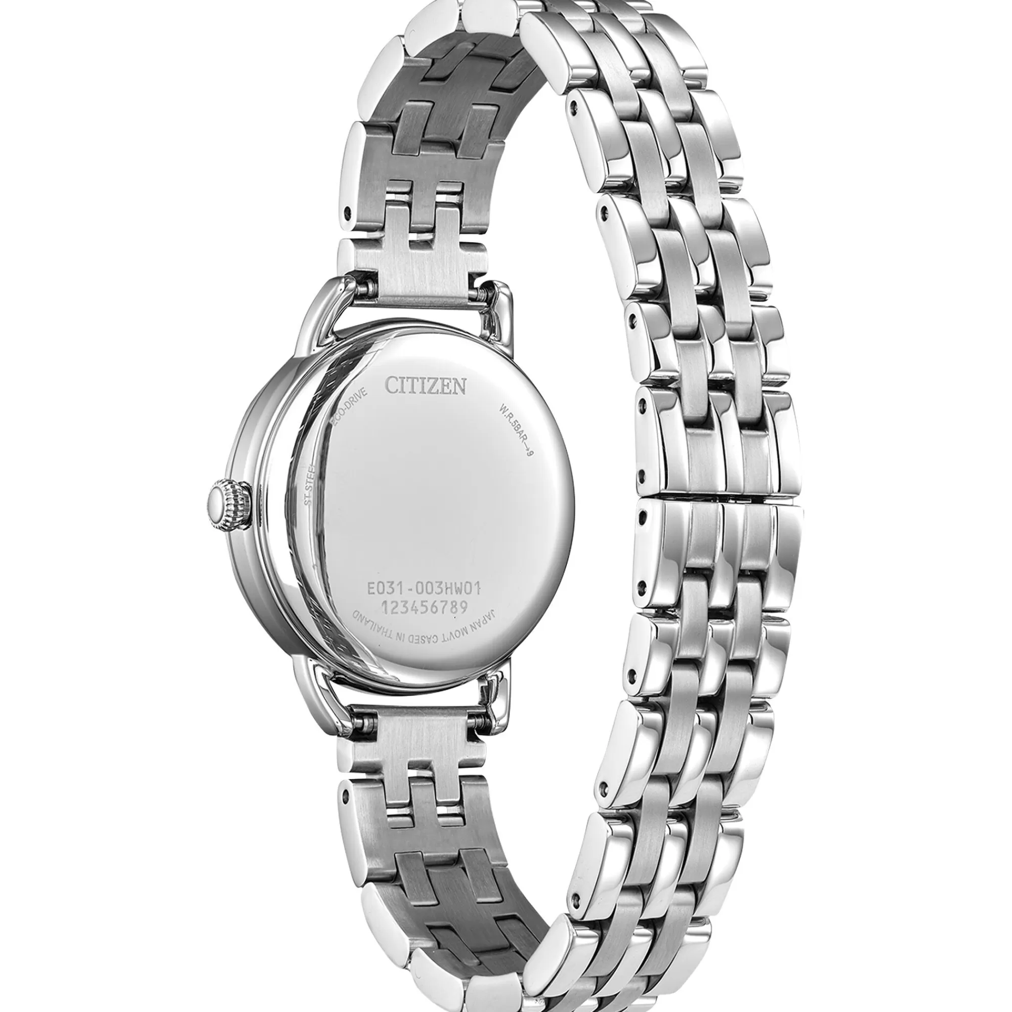 Women's Watches^Citizen® Eco™ Ladies Coin-Edge Watch In Stainless Steel