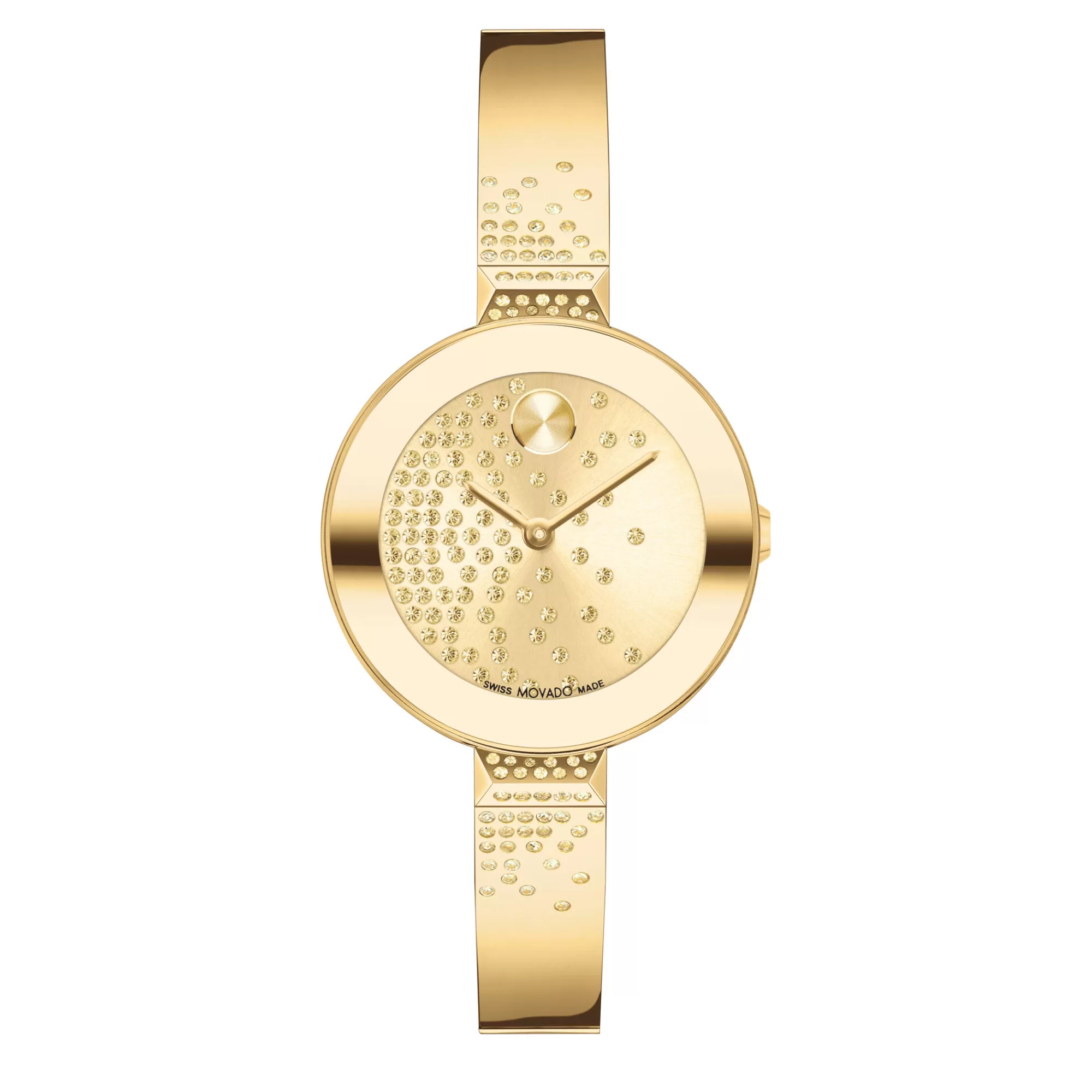 Women's Watches^Movado® Bold® Ladies' Evolution Bangle Watch In Gold-Tone, 28Mm