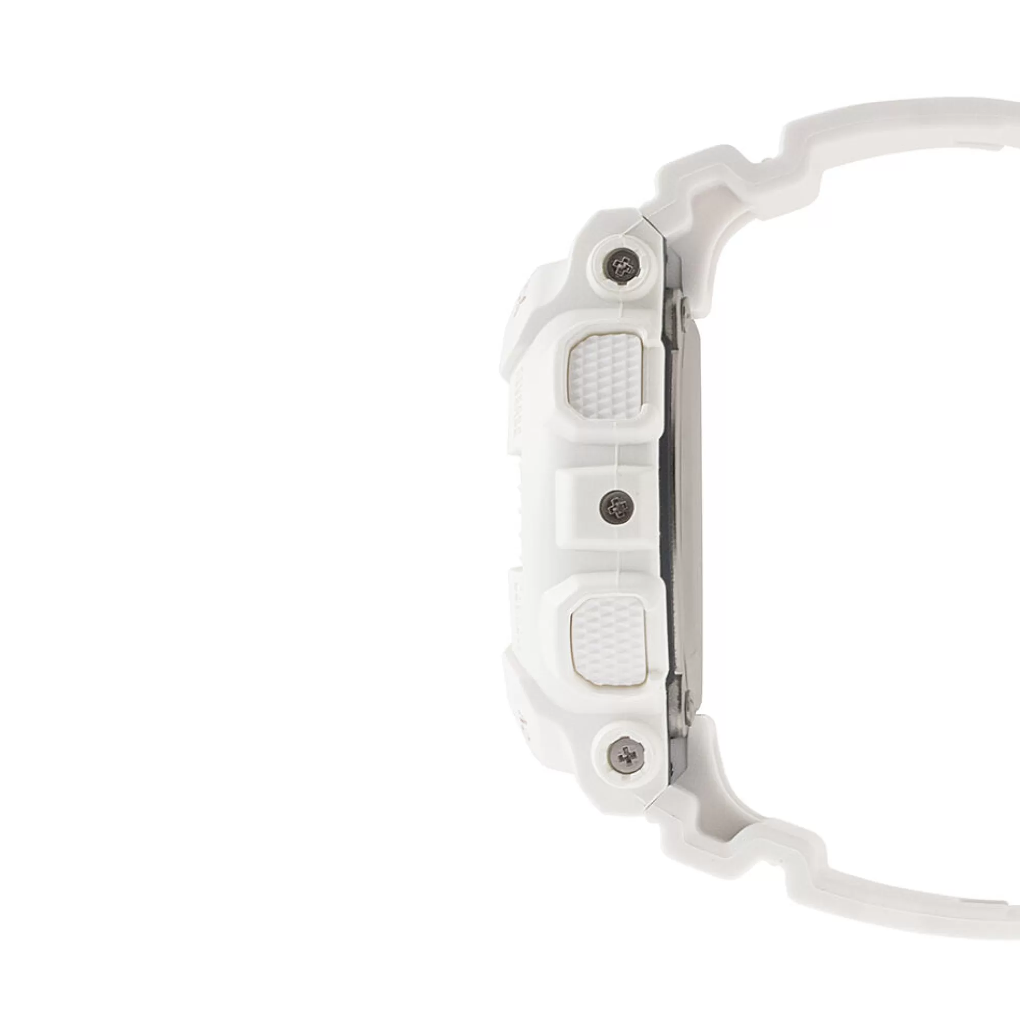 Women's Watches^G-Shock Ladies White Resin Watch With Pink Accent