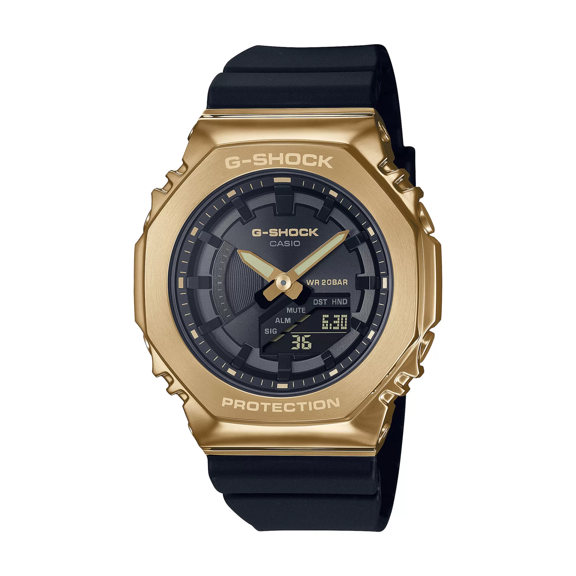 Women's Watches^G-Shock Ladies' 2100-Series Gold-Tone Watch